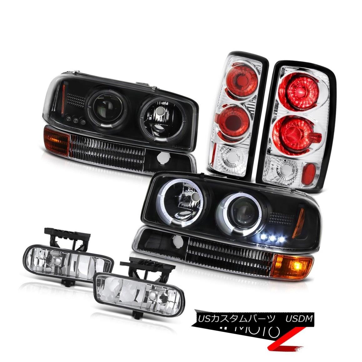 テールライト Angel Eye Projector Headlights Brake Lamps Tail Light FogLamp 2000-2006 Yukon V8 エンジェルアイプロジェクターヘッドライトブレーキランプテールライトFogLamp 2000-2006 Yukon V8 【並行輸入品】