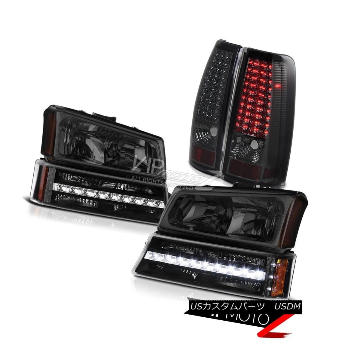 テールライト 03 04 05 06 Chevy Silverado Phantom smoke taillamps turn signal headlights LED 03 04 05 06 Chevy Silveradoファントム・スモーク・テールランプ・シグナル・ヘッドライトLED 【並行輸入品】 59,334円