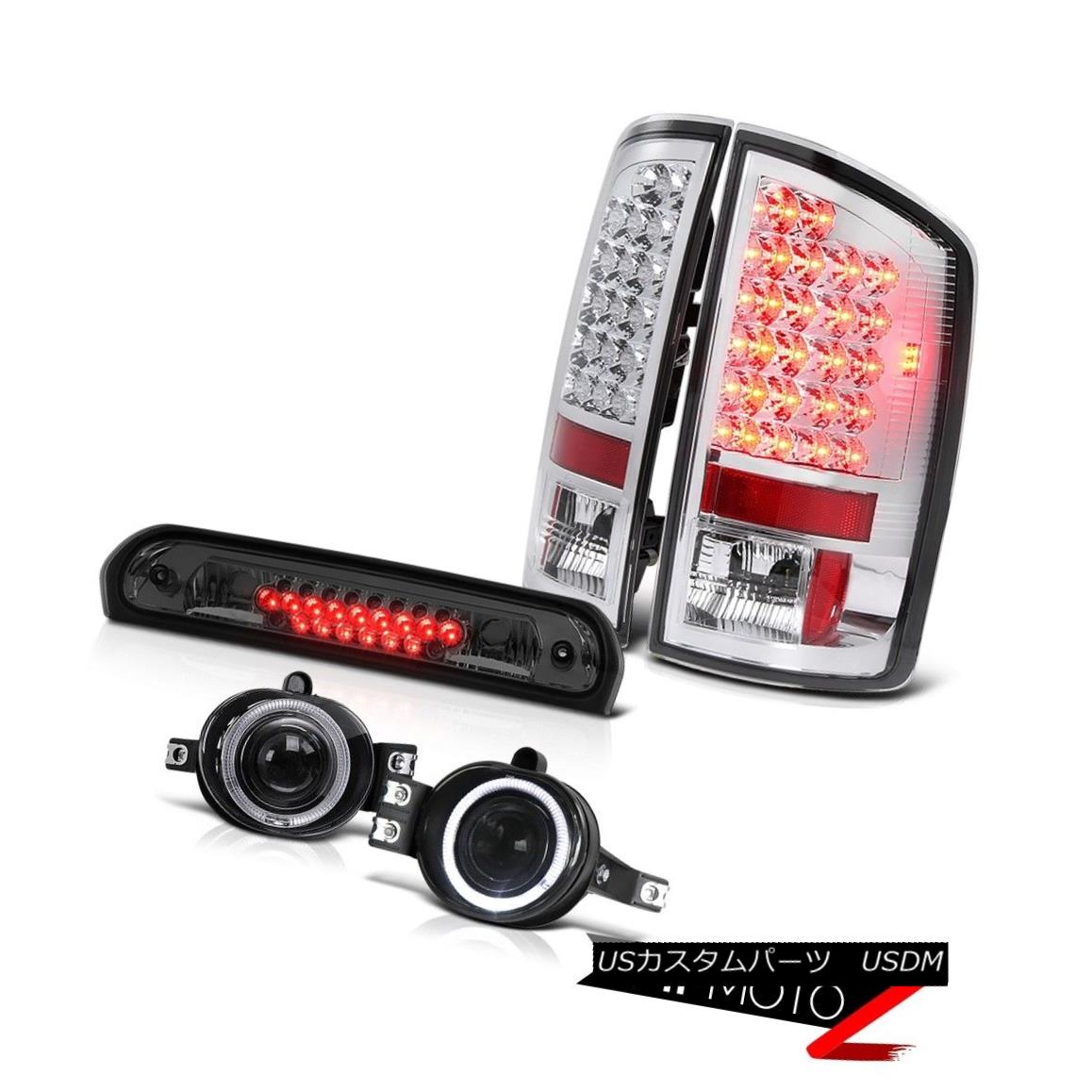 テールライト 2006 Dodge Ram Chrome LED Taillights Projector Bumper Fog Roof 3rd Cargo 2006年ダッジラムクロームLED灯台プロジェクターバンパーフォグルーフ第3貨物 【並行輸入品】