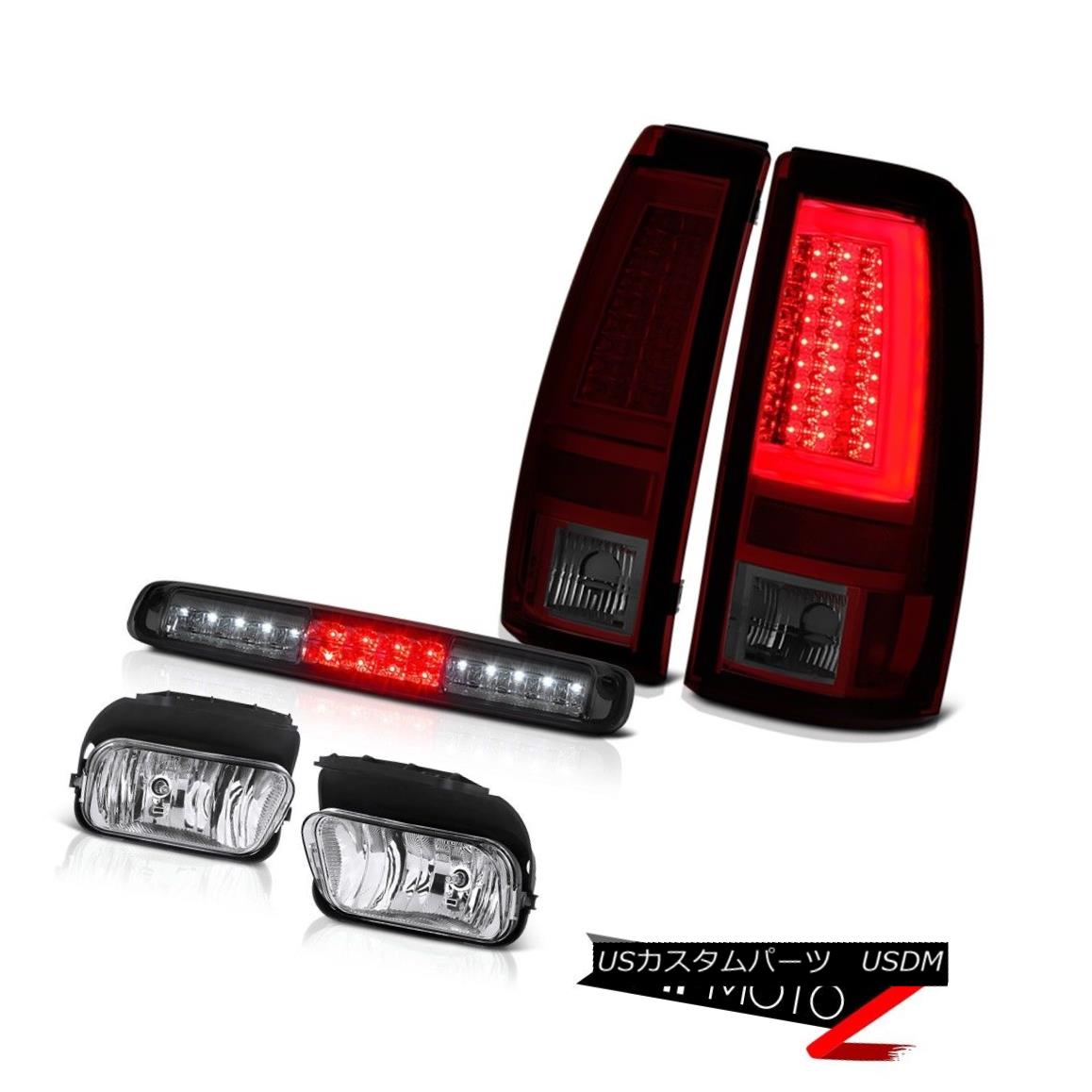 テールライト 2003-2006 Silverado Red Smoke Tail Lights Foglights Roof Cargo Light Tron Style 2003年?2006年シルヴェラドレッド煙テールライトフォグライト屋根カーゴライトトロンスタイル 【並行輸入品】