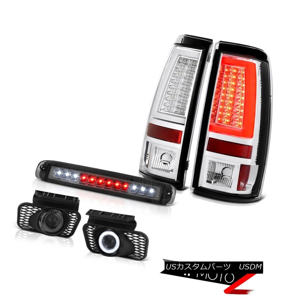 テールライト 2003-2006 Silverado 1500 Clear Chrome Tail Brake Lamps Roof Cab Light Foglights 2003-2006 Silverado 1500クリアクロームテールブレーキランプルーフキャブライトフォグライト 【並行輸入品】