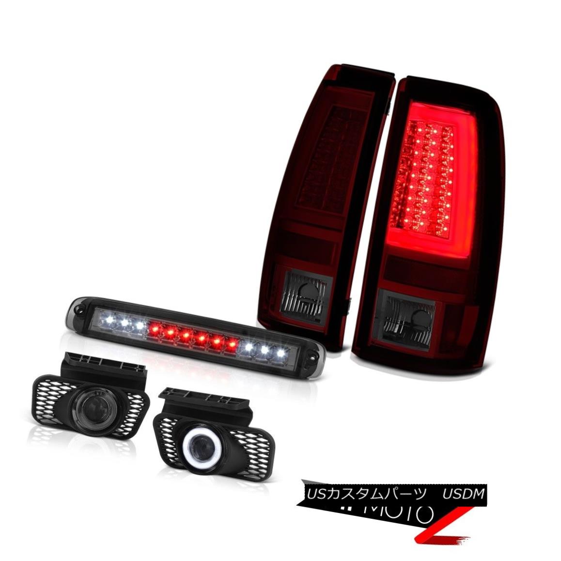 テールライト 03-06 Silverado 3500Hd Tail Brake Lights Smokey 3RD Light Foglamps Tron Style 03-06 Silverado 3500Hdテール・ブレーキ・ライトSmoke 3RDライト・フォグ・ランプトロン・スタイル 【並行輸入品】
