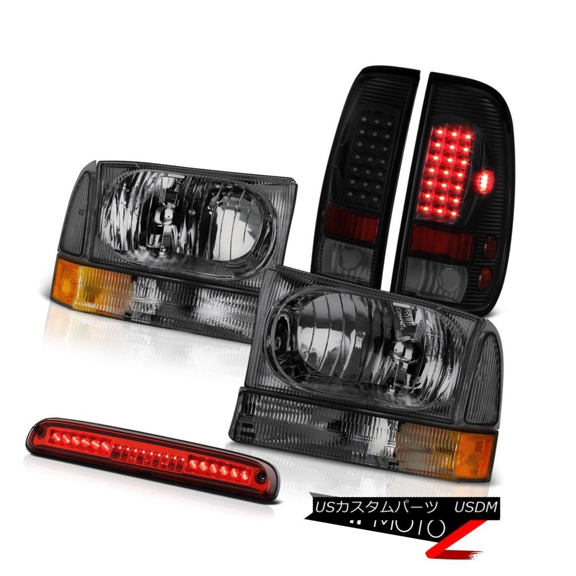 テールライト 1999-2004 F250 Xlt Smoked Headlights Smoke Tinted Tail Lights Roof Cargo Light 1999-2004 F250 Xltスモークヘッドライトスモークティンテッドテールライトルーフカーゴライト 【並行輸入品】