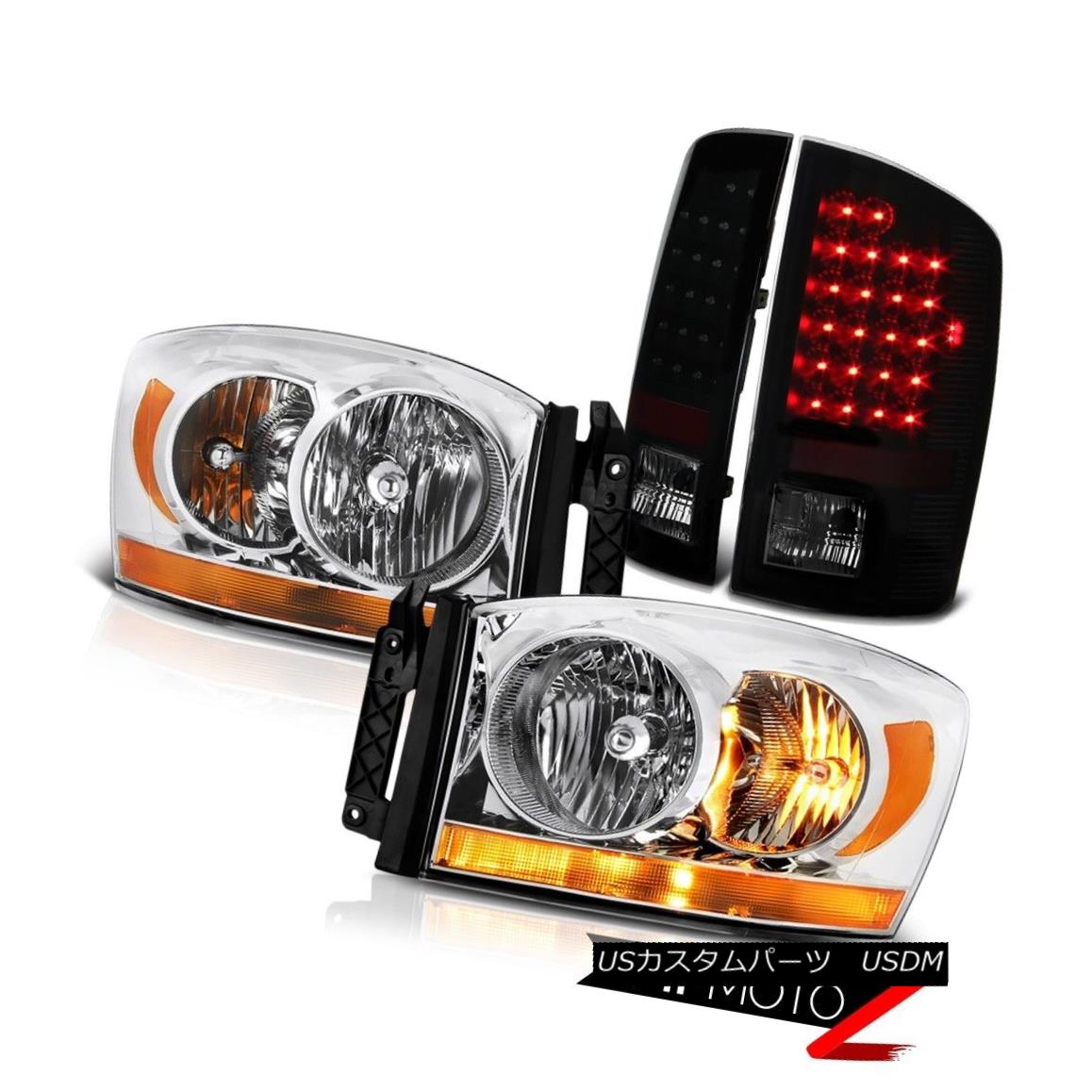 テールライト 2006 Ram Ws Euro Clear Headlights Sinister Black Rear Brake Lights \