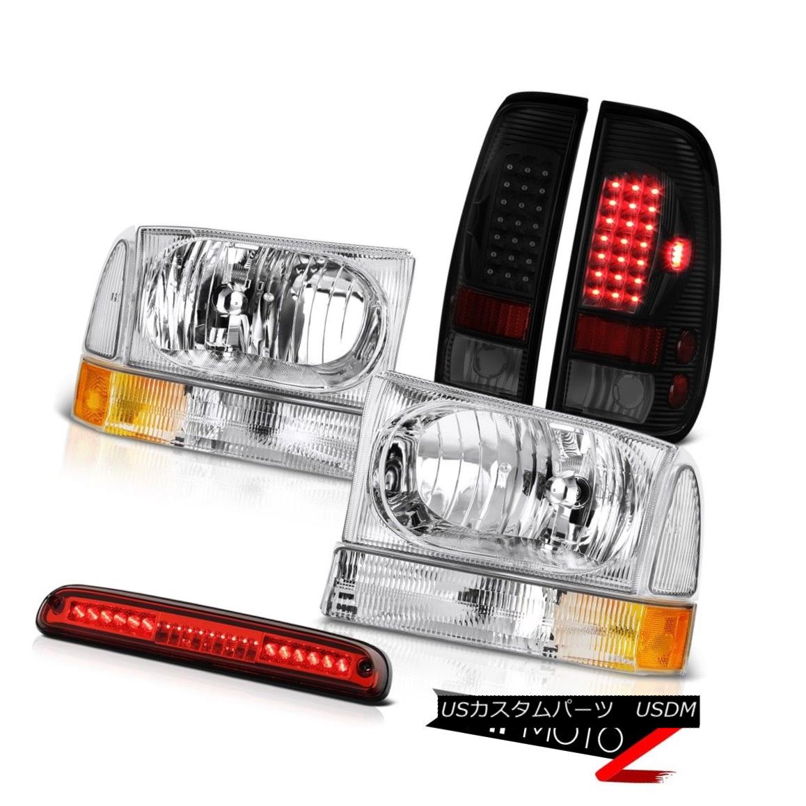 テールライト 1999-2004 F350 Lariat Headlights Smoke Tinted Tail Lights Roof Cargo Light SMD 1999-2004 F350ラリアートヘッドライト煙がかかったテールライトルーフカーゴライトSMD 【並行輸入品】 57,420円