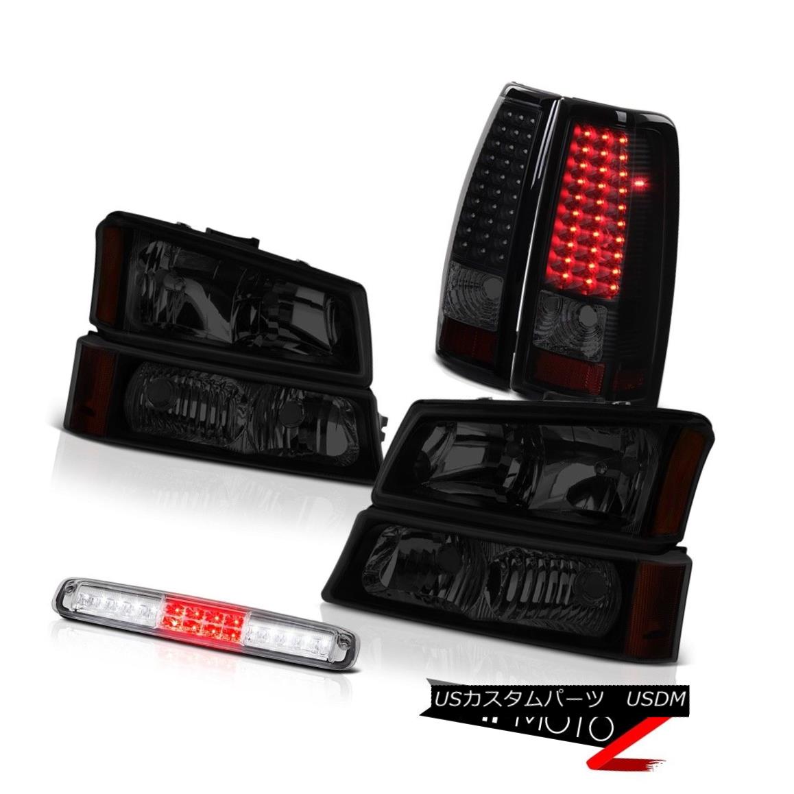 テールライト 03-06 Chevy Silverado Headlamps Chrome Roof Cab Lamp Taillamps LED Replacement 03-06シボレーシルバラードヘッドランプクロームルーフキャブランプタイルランプLED交換 【並行輸入品】