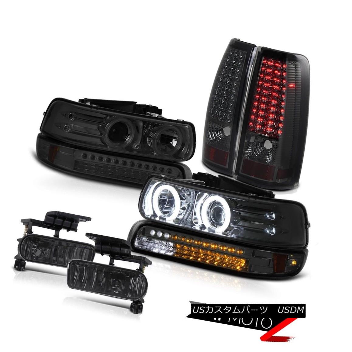 テールライト Quality Angel Eye Headlights SMD Smoke LED Tail Lamps Fog 1999-2002 Silverado WT 品質エンジェルアイヘッドライトSMDスモークLEDテールランプ霧1999-2002 Silverado WT 【並行輸入品】 73,689円