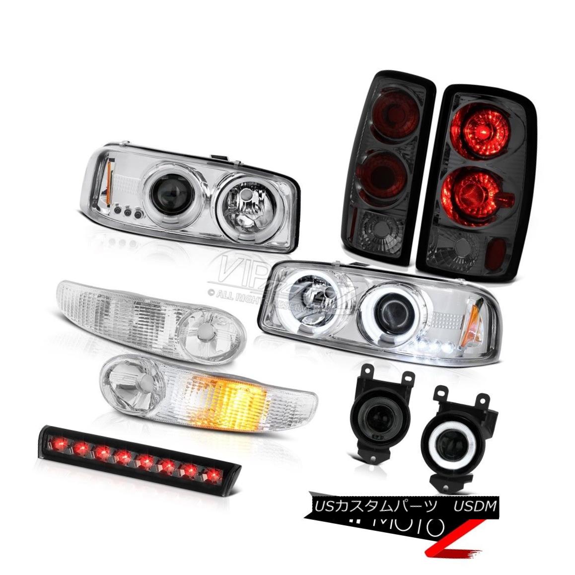 テールライト 01-06 Yukon CCFL Halo HeadLight Bumper Rear lights Driving Foglights Cargo Brake 01-06ユーコンCCFL Haloヘッドライトバンパーリアライトフォグライトカーゴブレーキ 【並行輸入品】