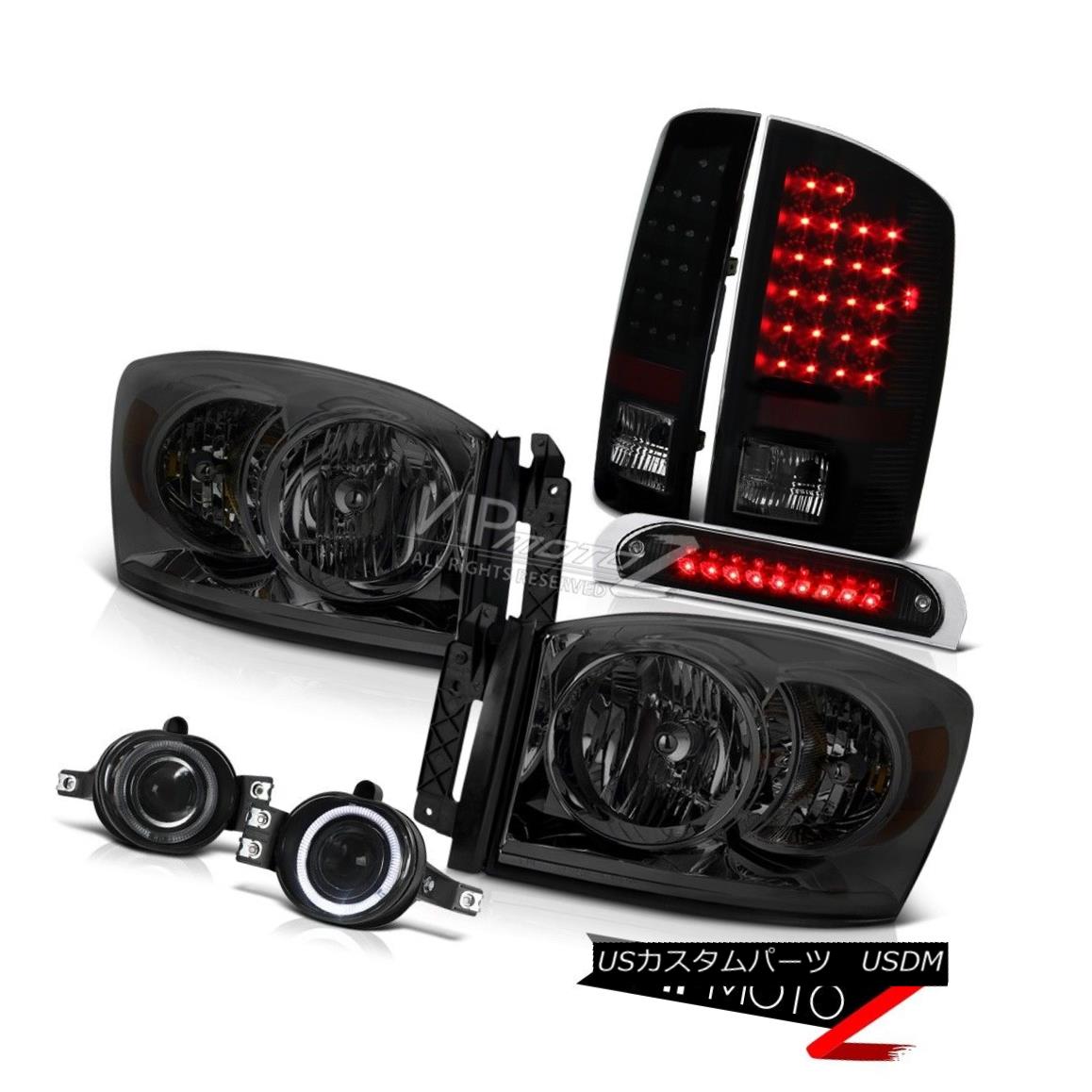 テールライト 07-08 Ram Magnum V8 Left Right Headlight LED Tail Lights Projector Fog Roof Stop 07-08ラムマグナムV8左ライトヘッドライトLEDテールライトプロジェクターフォグルーフストップ 【並行輸入品】