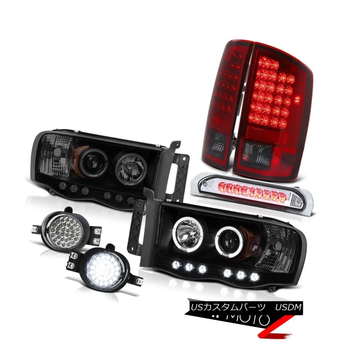 テールライト 2002-2005 Ram Turbo Diesel ST LED Headlight Tail Lights Foglamp Brake Cargo Lamp 2002 - 2005年ラムターボディーゼルST LEDヘッドライトテールライトフォグランプブレーキカーゴランプ 【並行輸入品】