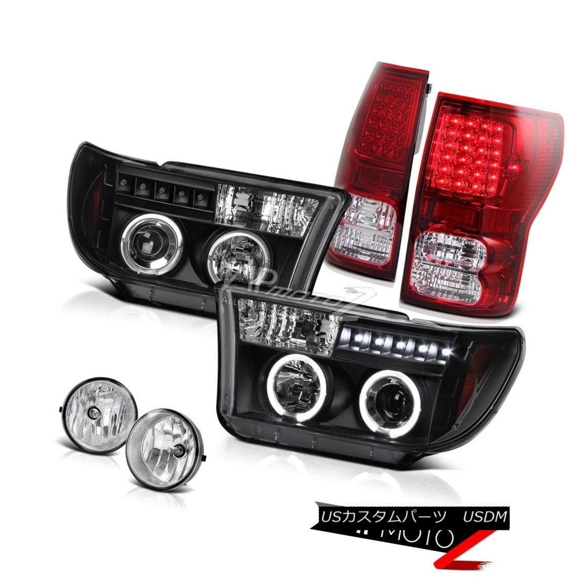 テールライト 2007-2013 TUNDRA V8 SR5 Halo Projector Headlight+Led Tail Light+Fog Lamp 2007年?2013年TUNDRA V8 SR5ハロープロジェクターヘッドライト+ Ledテールライト+フォグランプ 【並行輸入品】 73,689円
