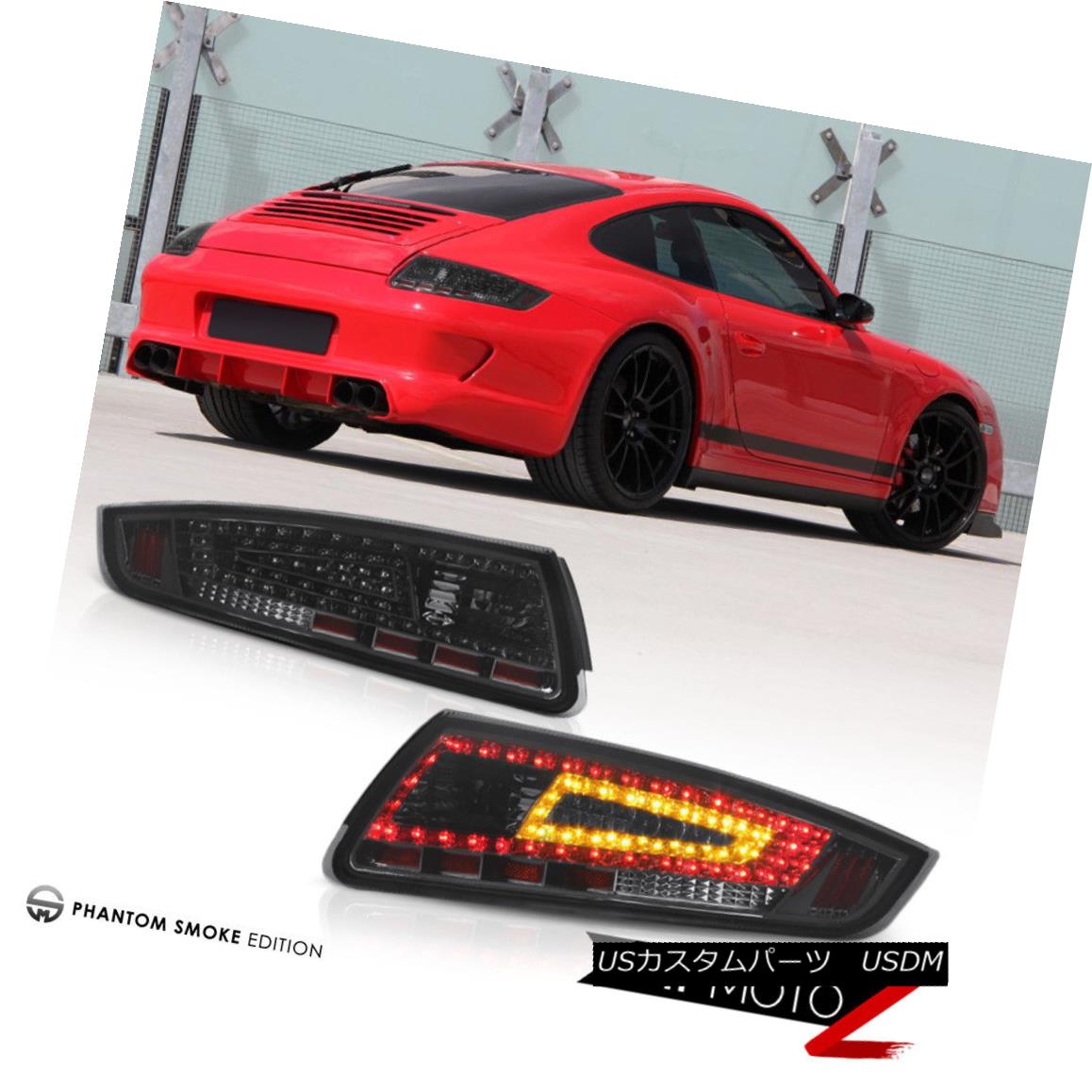 テールライト Smoke L+R LED Tail Light Brake Lamp Porsche 05-08 997 CARRERA 4S 911 GT2 GT3 RS 煙L + R LEDテールライトブレーキランプポルシェ05-08 997 CARRERA 4S 911 GT2 GT3 RS 【並行輸入品】 74,597円