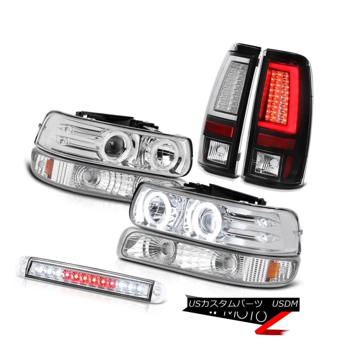 テールライト 99-02 Silverado 5.3L Tail Brake Lights 3rd Light Signal Headlamps CCFL Angel Eye 99-02 Silverado 5.3Lテール・ブレーキ・ライト3rdライト・シグナル・ヘッドランプCCFL Angel Eye 【並行輸入品】