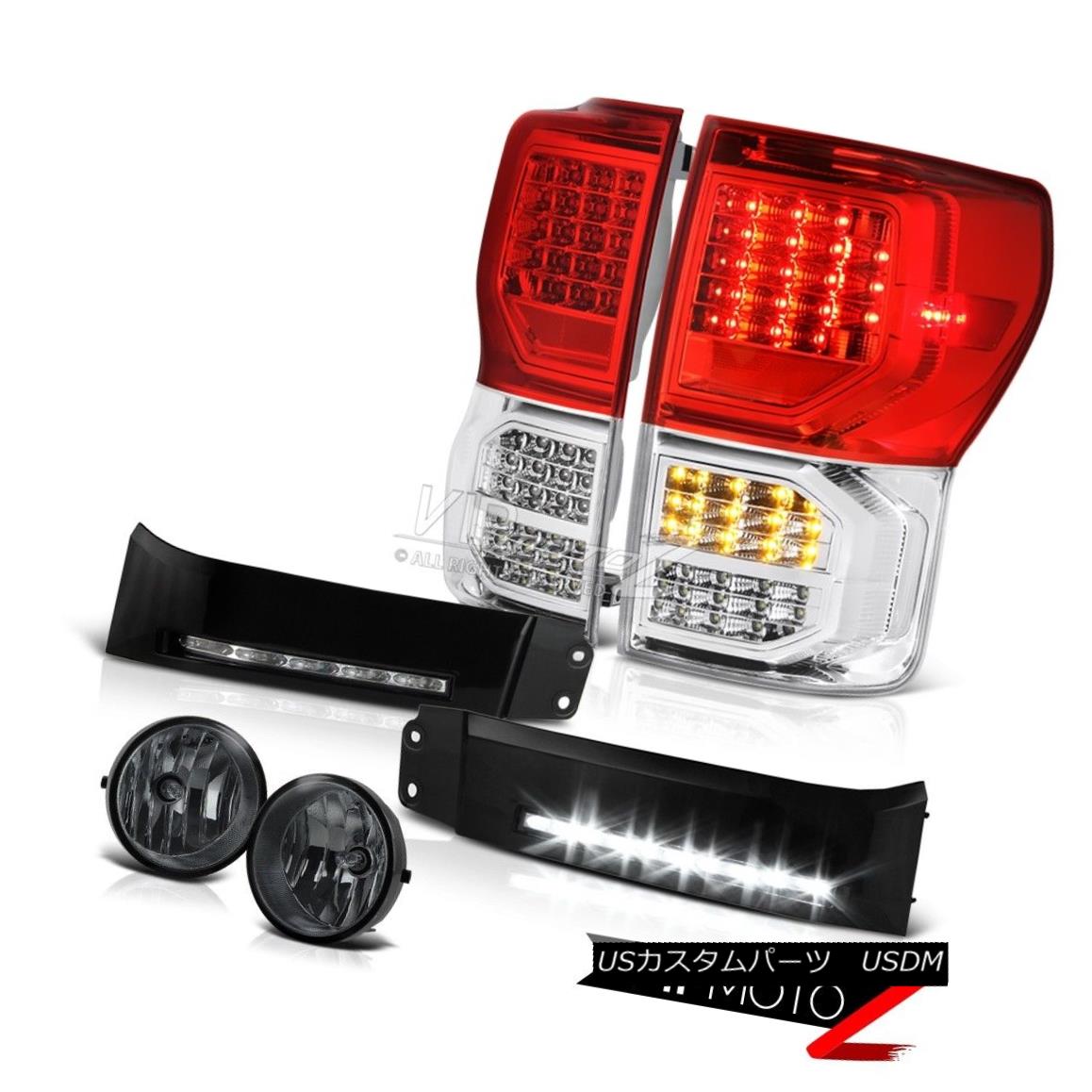テールライト 07-13 Toyota Tundra Limited Tail Brake Lamps DRL Strip Foglamps SMD \