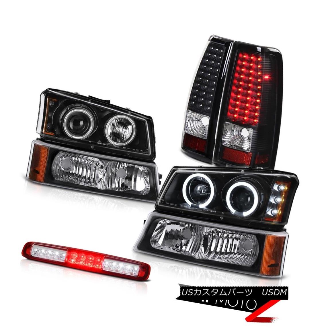 テールライト 2003-2006 Silverado Parking Lamp Wine Red High Stop Headlights Brake Lights SMD 2003-2006シルバラードパーキングランプワインレッドハイストップヘッドライトブレーキライトSMD 【並行輸入品】