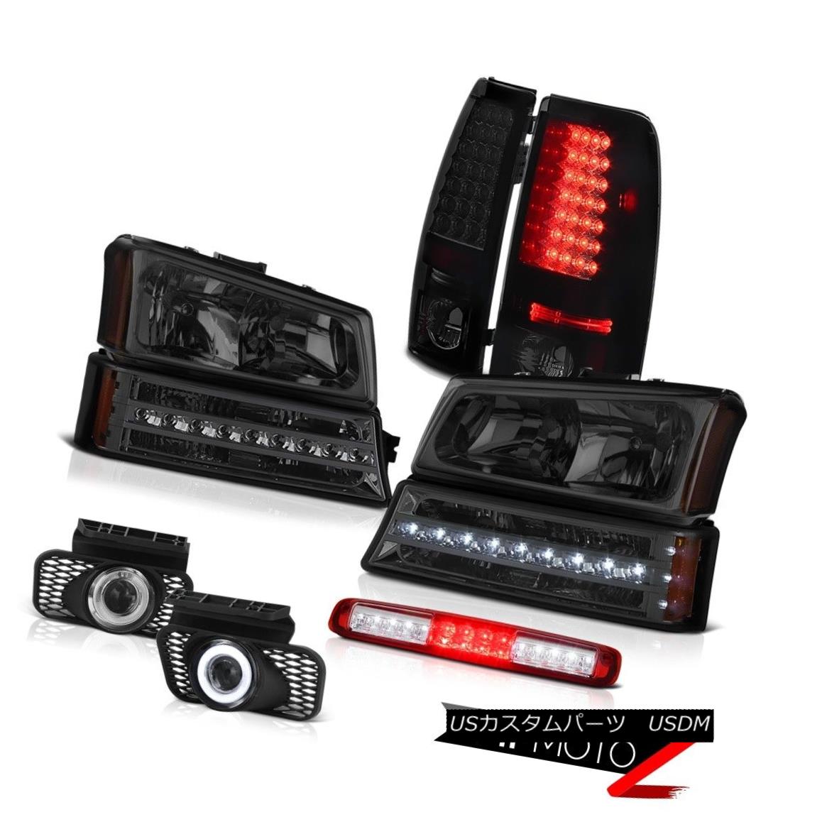 テールライト 03-06 Silverado Rosso Red Third Brake Lamp Headlamps Foglamps Parking Tail Lamps 03-06 Silverado Rosso Red第3ブレーキランプヘッドランプフォグランプパーキングテールランプ 【並行輸入品】