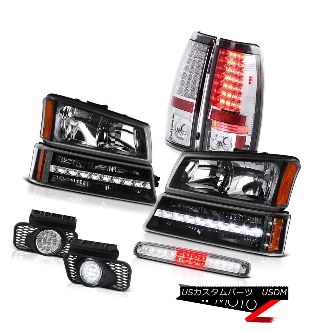 テールライト 2003-2006 Chevy Silverado High Stop Light Headlamps Fog Lamps Parking Tail Lamps 2003-2006シボレーシルバラードハイストップライトヘッドランプフォグランプパーキングテールランプ 【並行輸入品】