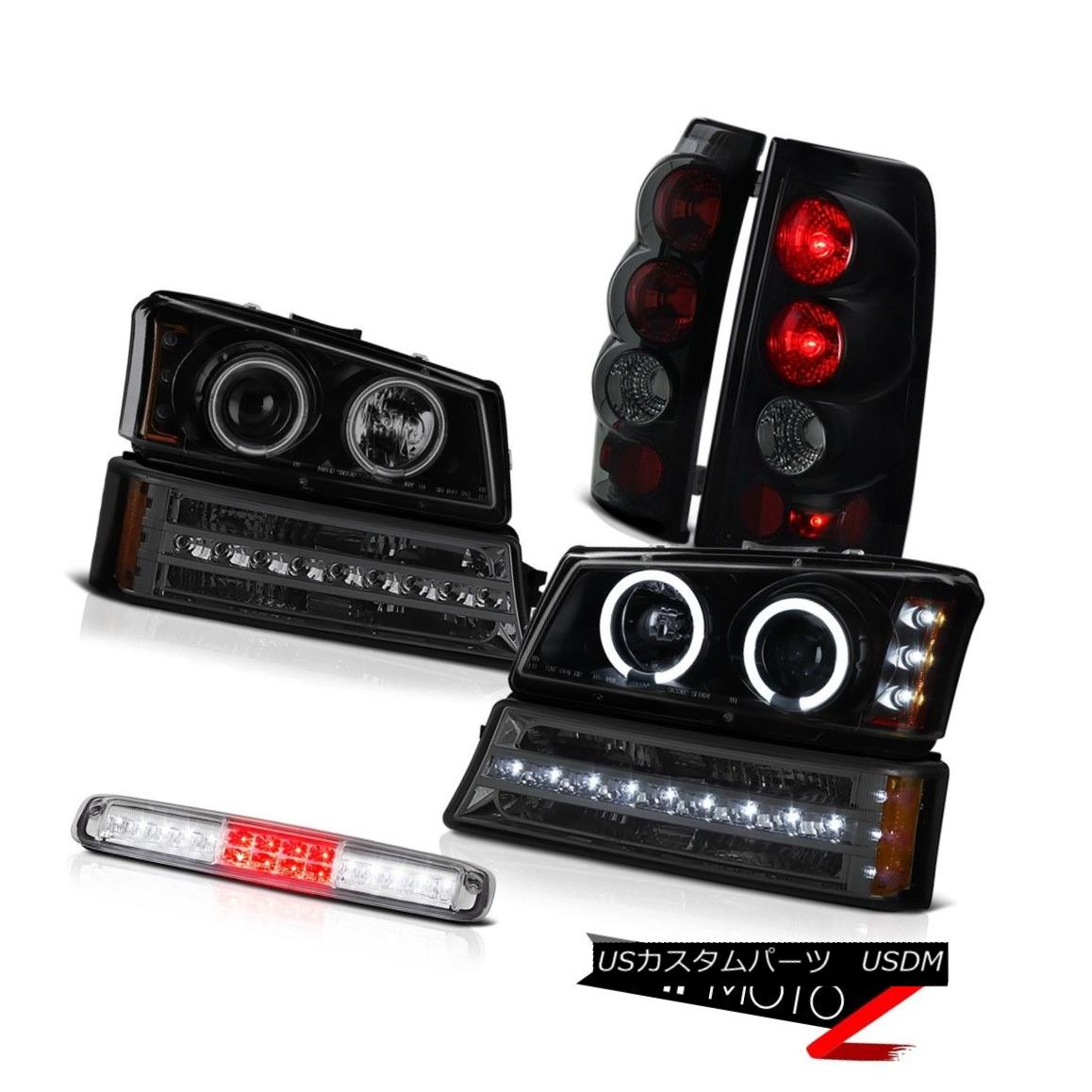 テールライト 03-06 Silverado 1500 Crystal Clear Roof Cab Lamp Parking Headlamps Taillamps 03-06 Silverado 1500クリスタルクリア屋根キャビンランプパーキングヘッドランプタイルランプ 【並行輸入品】