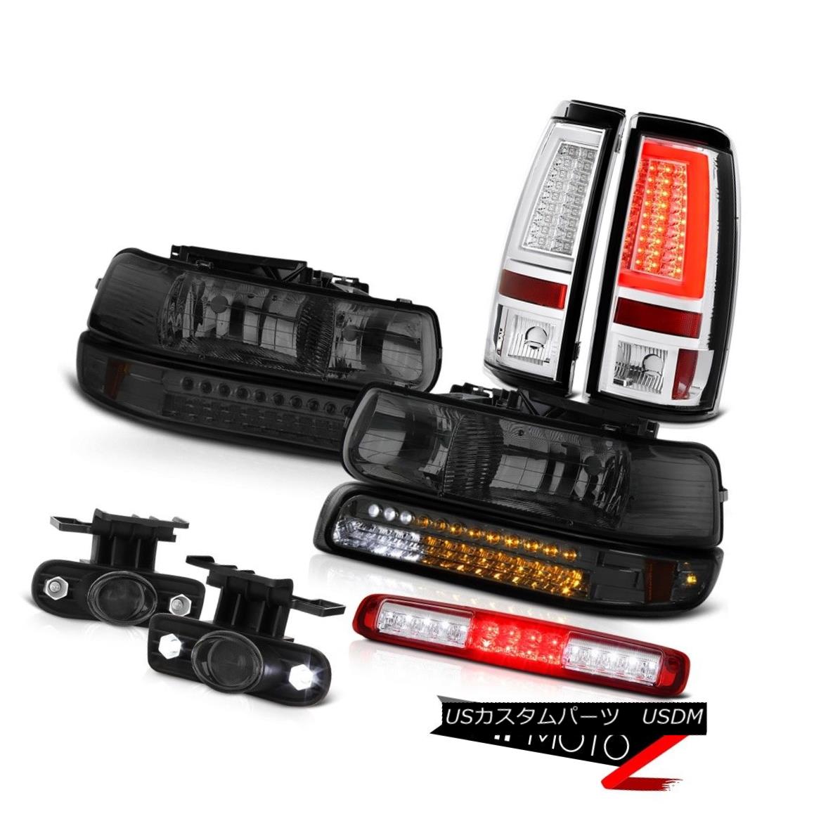 テールライト 99-02 Silverado LS Taillamps Headlights Bumper Lamp High Stop Light Fog Lights 99-02 Silverado LS Taillampsヘッドライトバンパーランプハイストップライトフォグライト 【並行輸入品】