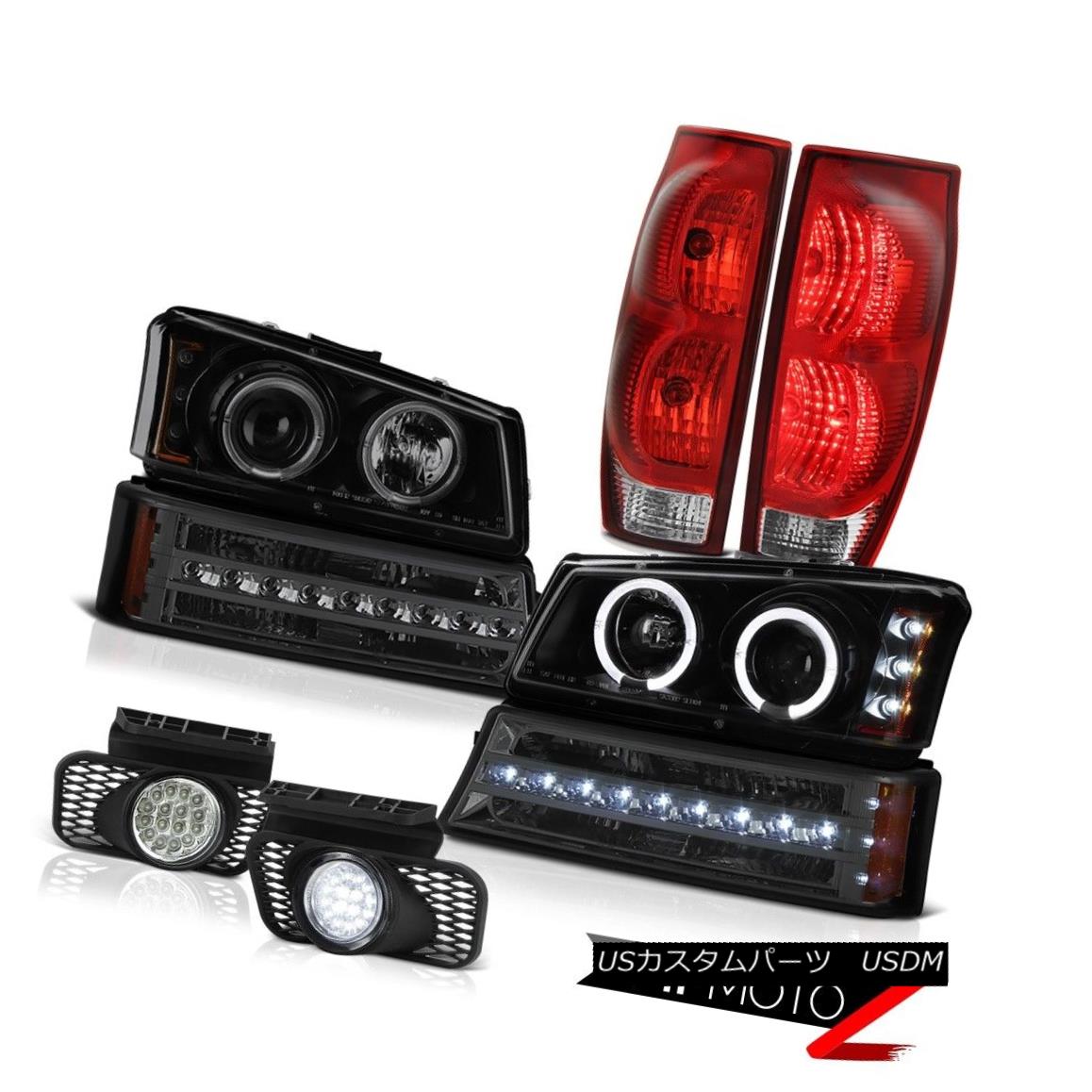 テールライト 2003-2006 Avalanche Chrome Fog Lamps Rosso Red Tail Parking Lamp Headlamps LED 2003年?2006年アバランチクロームフォグランプロッソレッドテールパーキングランプヘッドランプLED 【並行輸入品】