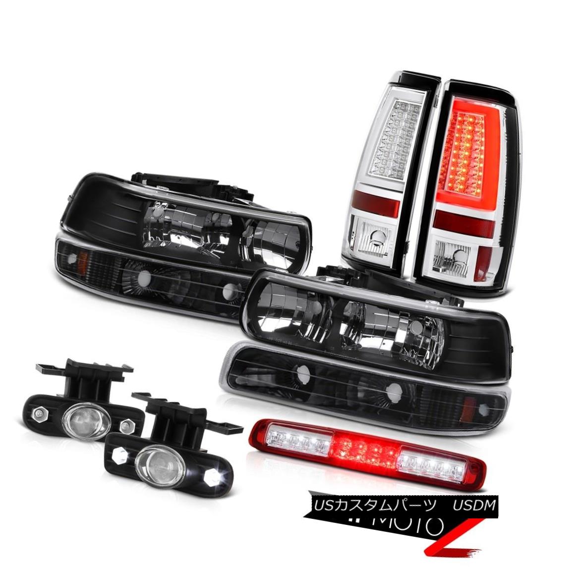 テールライト 1999-2002 Silverado 4WD Taillights High Stop Lamp Fog Lamps Parking Headlights 1999-2002シルバラード4WDテールライトハイストップランプフォグランプパーキングヘッドライト 【並行輸入品】