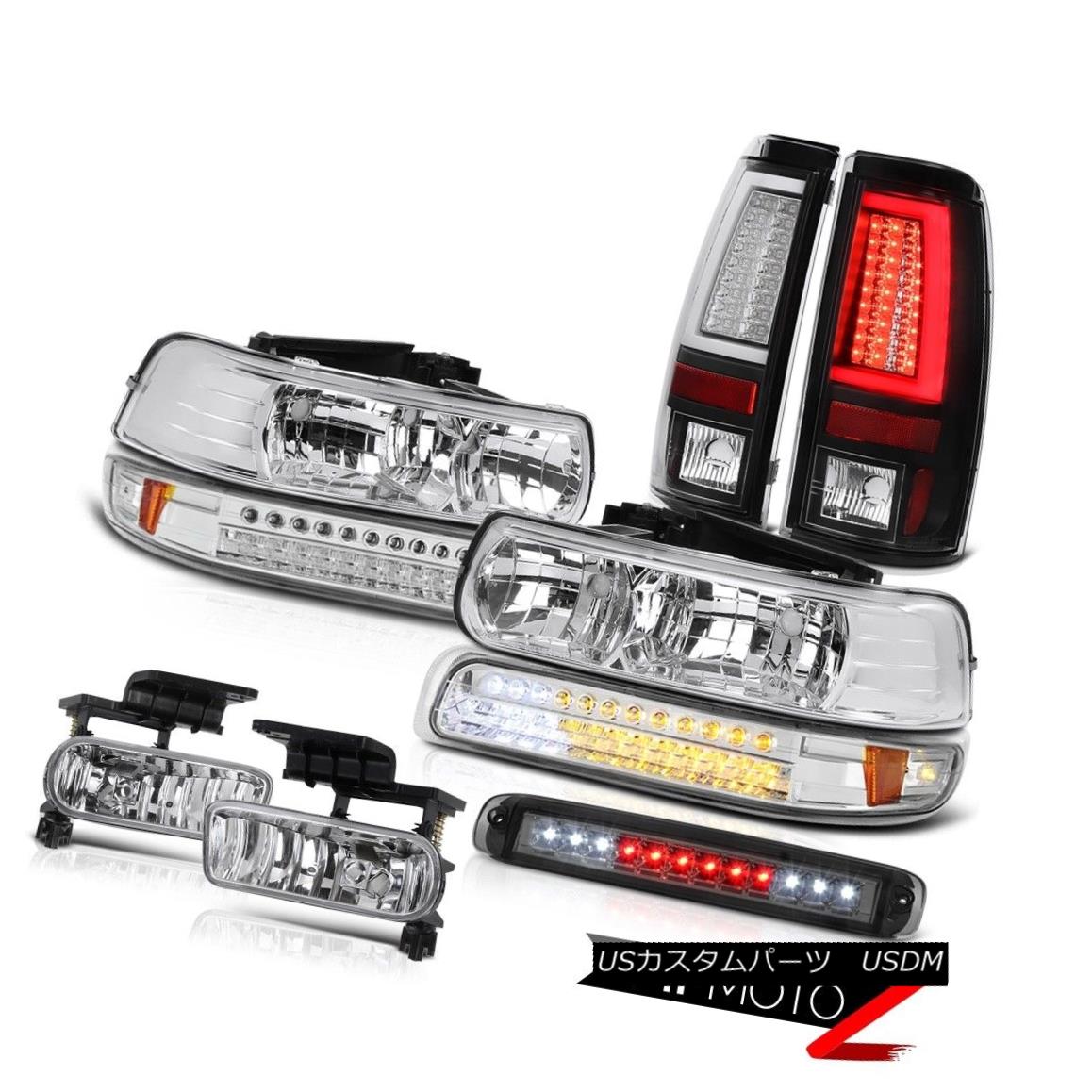 テールライト 1999-2002 Silverado 1500 Taillamps 3rd Brake Light Signal Headlights Fog Lights 1999-2002 Silverado 1500 Taillamps第3ブレーキライトシグナルヘッドライトフォグライト 【並行輸入品】