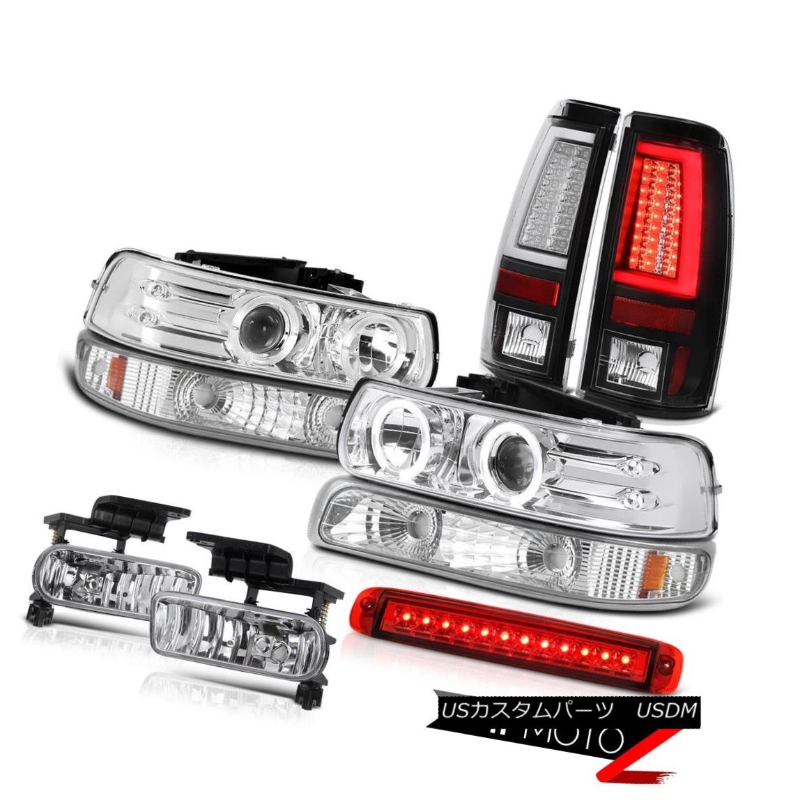 テールライト 99-02 Silverado 5.3L Tail Lights Roof Cab Light Turn Signal Headlamps Foglamps 99-02 Silverado 5.3Lテールランプルーフキャブライトターンシグナルヘッドランプフォグランプ 【並行輸入品】