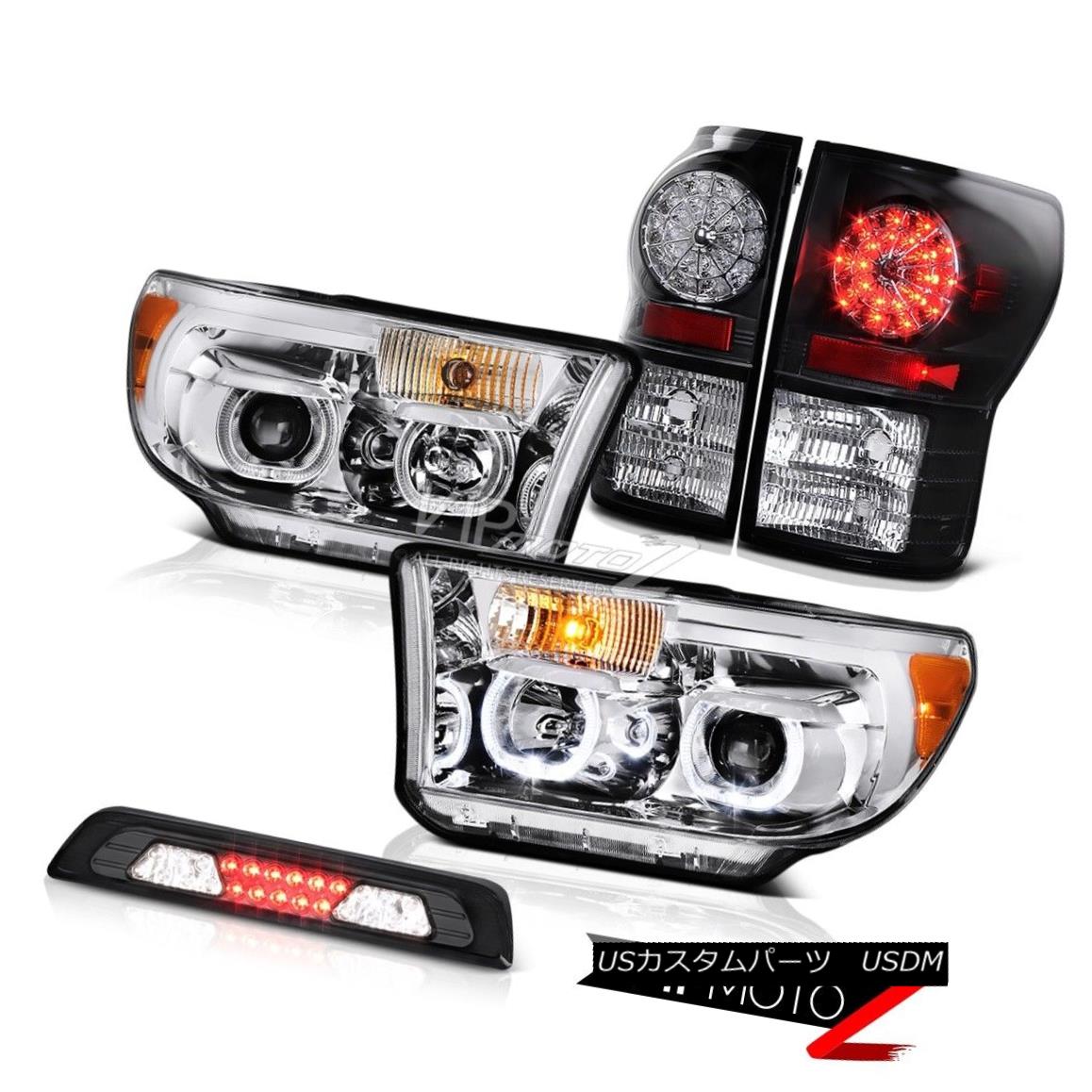 テールライト 07-13 Toyota Tundra Platinum Headlights Roof Cab Lamp Tail Brake Lamps LED SMD 07-13トヨタ・トンドラプラチナヘッドライトルーフキャブ・ランプテール・ブレーキ・ランプLED SMD 【並行輸入品】