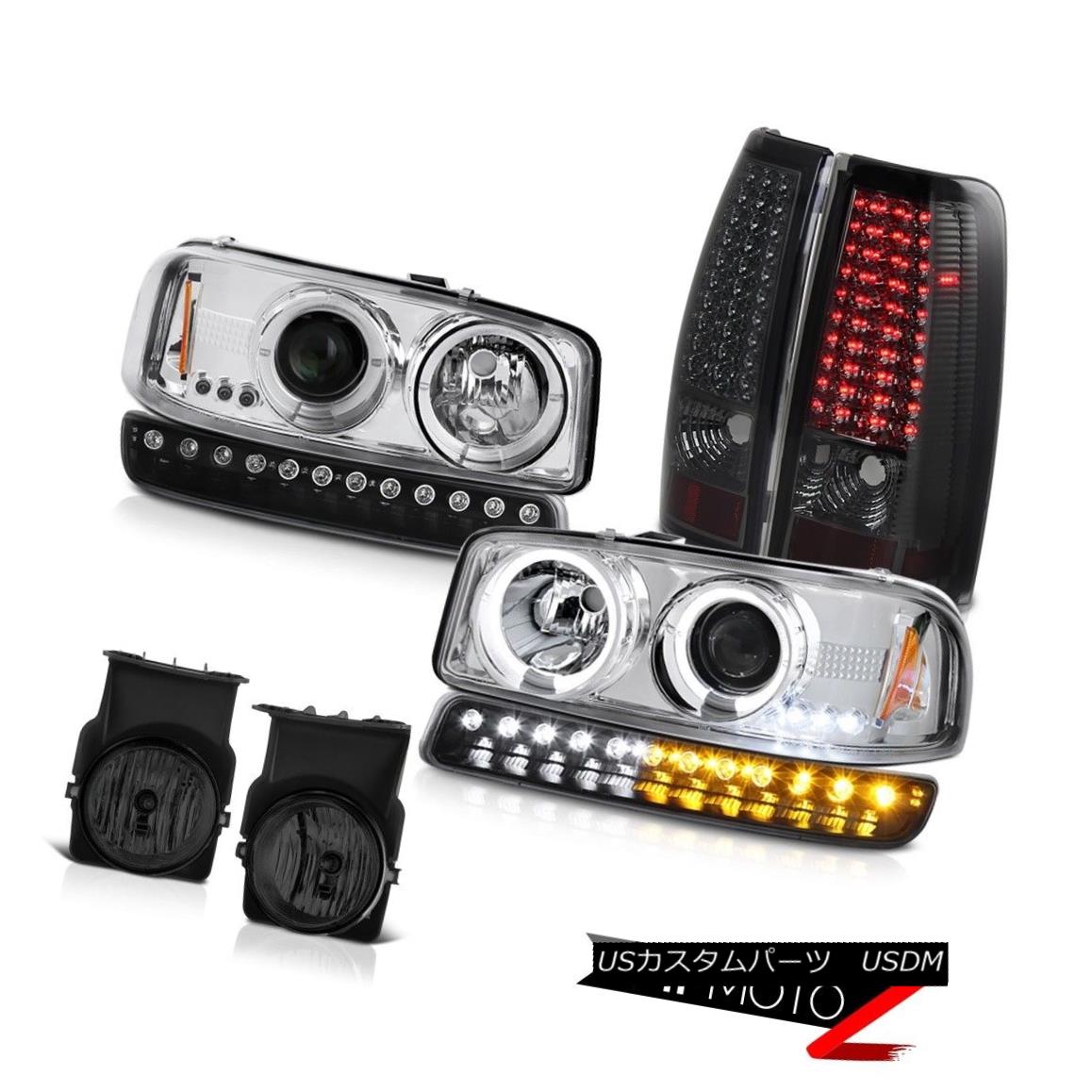 テールライト 03 04 05 06 Sierra C3 Foglamps taillamps inky black signal light headlights LED 03 04 05 06シエラC3フォグランプテアランプインキーブラックシグナルライトヘッドライトLED 【並行輸入品】