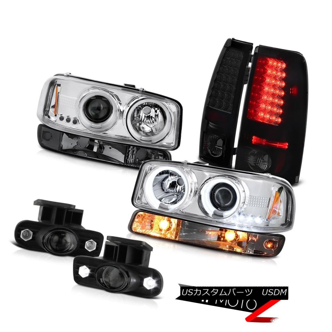 テールライト 99-02 GMC Sierra Foglights rear smd brake lights parking light ccfl headlights 99-02 GMC Sierra Fogライト、リアライト、ブレーキライト、駐車ライトccflヘッドライト 【並行輸入品】
