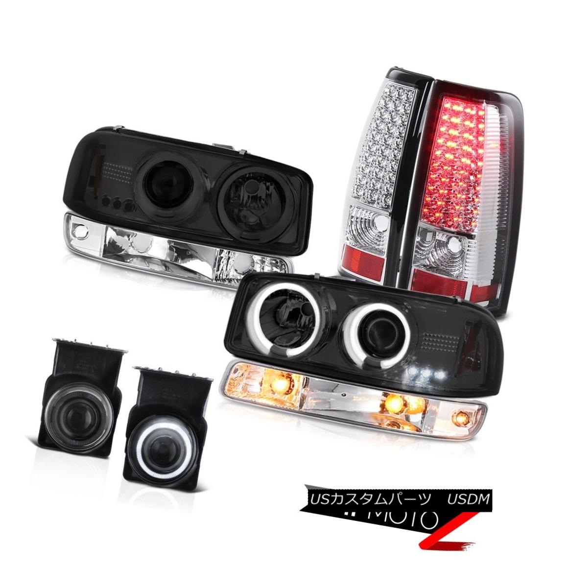 テールライト 03 04 05 06 Sierra 4.3L Smoked fog lamps tail bumper lamp ccfl Headlights LED 03 04 05 06シエラ4.3LスモークフォグランプテールバンパーランプccflヘッドライトLED 【並行輸入品】