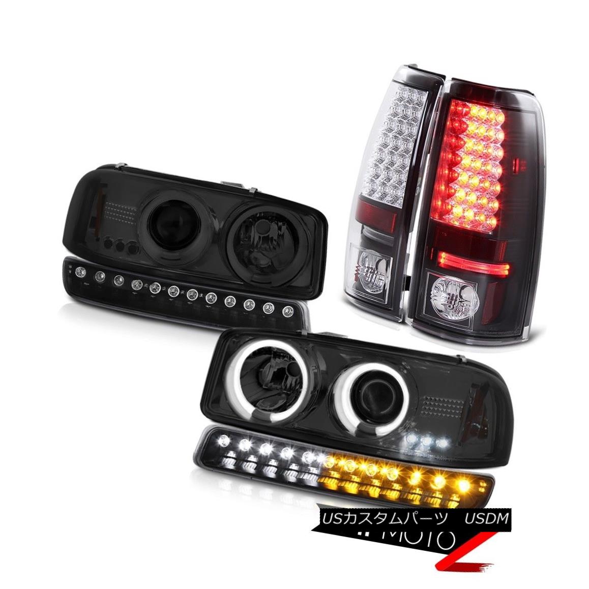 テールライト 1999-2002 Sierra GMT800 LED tail lights signal light smokey ccfl headlights LED 1999-2002シエラGMT800 LEDテールライト信号光スモーccflヘッドライトLED 【並行輸入品】