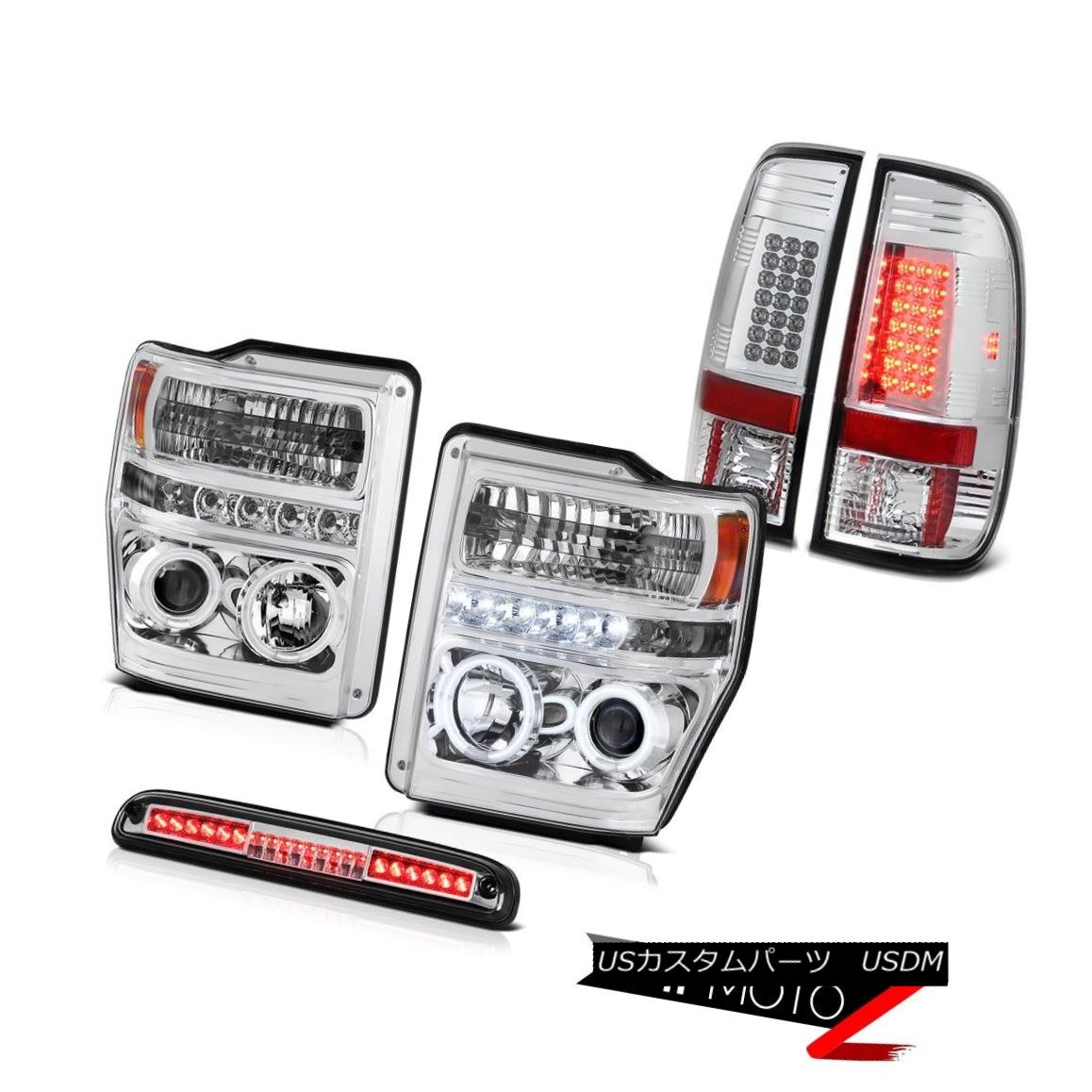 テールライト CCFL Ring Headlamps High Brake Cargo LED Bulb Tail Lights 2008-2010 Ford F350 SD CCFLリングヘッドランプ高ブレーキカーゴLEDバルブテールライト2008-2010 Ford F350 SD 【並行輸入品】