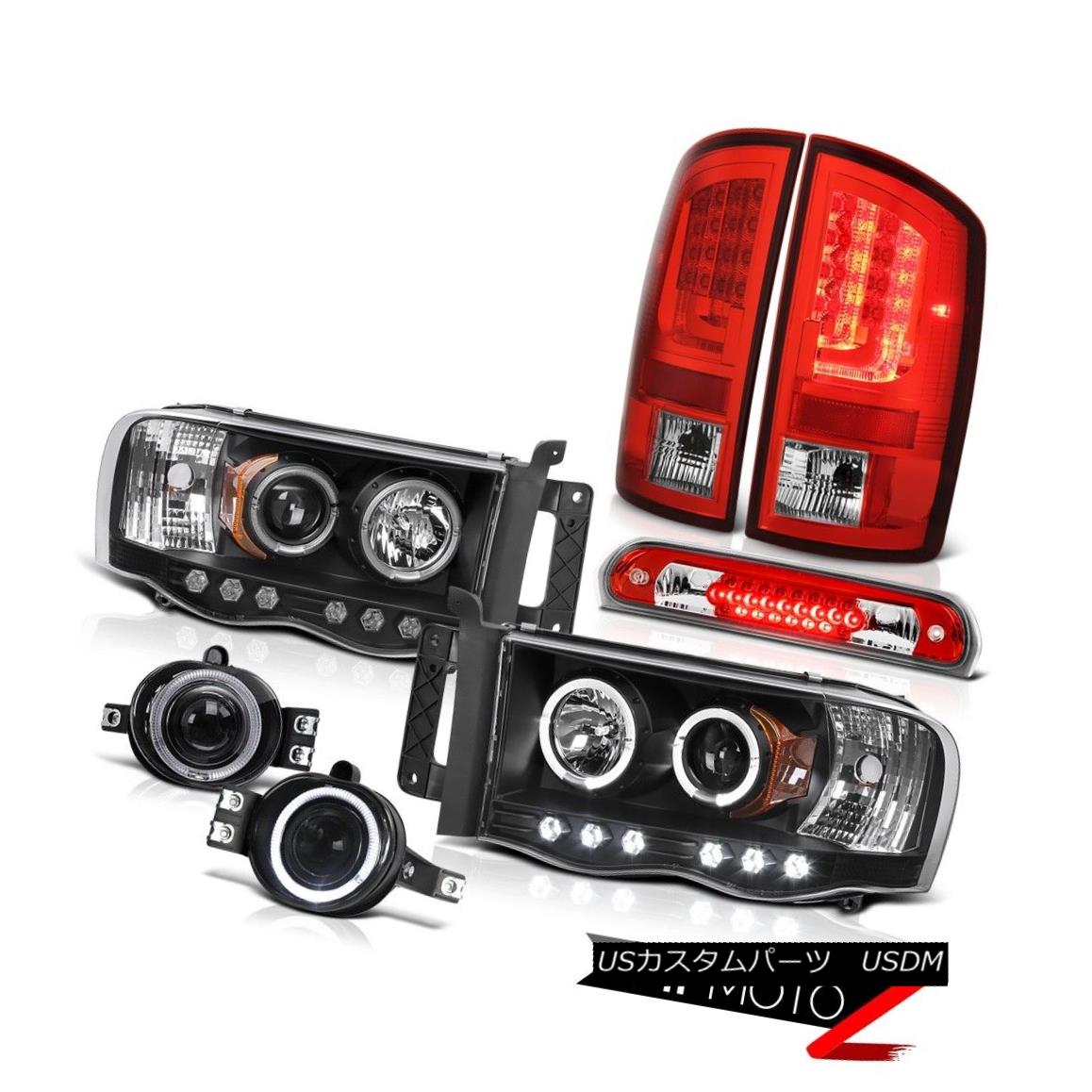 テールライト 2003-2005 Dodge Ram 2500 WS Taillights Headlights Foglamps 3RD Brake Light LED 2003-2005 Dodge Ram 2500 WSターンライトヘッドライトフォグランプ3RDブレーキライトLED 【並行輸入品】