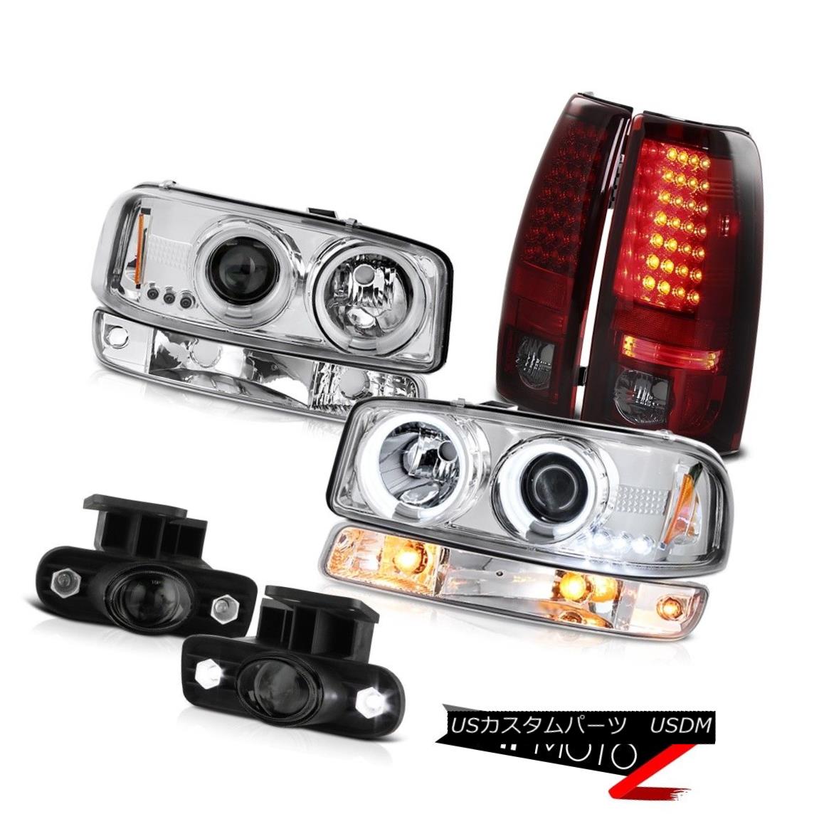 テールライト 99 00 01 02 Sierra 6.6L Foglights led tail lights turn signal ccfl headlights 99 00 01 02 Sierra 6.6L Foglights ledテールライトturn信号ccflヘッドライト 【並行輸入品】