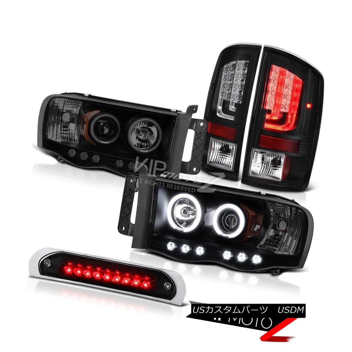 テールライト 02-05 Dodge Ram 1500 2500 WS Tail Lights Roof Cab Light Headlights Tron Tube LED 02-05 Dodge Ram 1500 2500 WSテールライトルーフキャブライトヘッドライトTron Tube LED 【並行輸入品】
