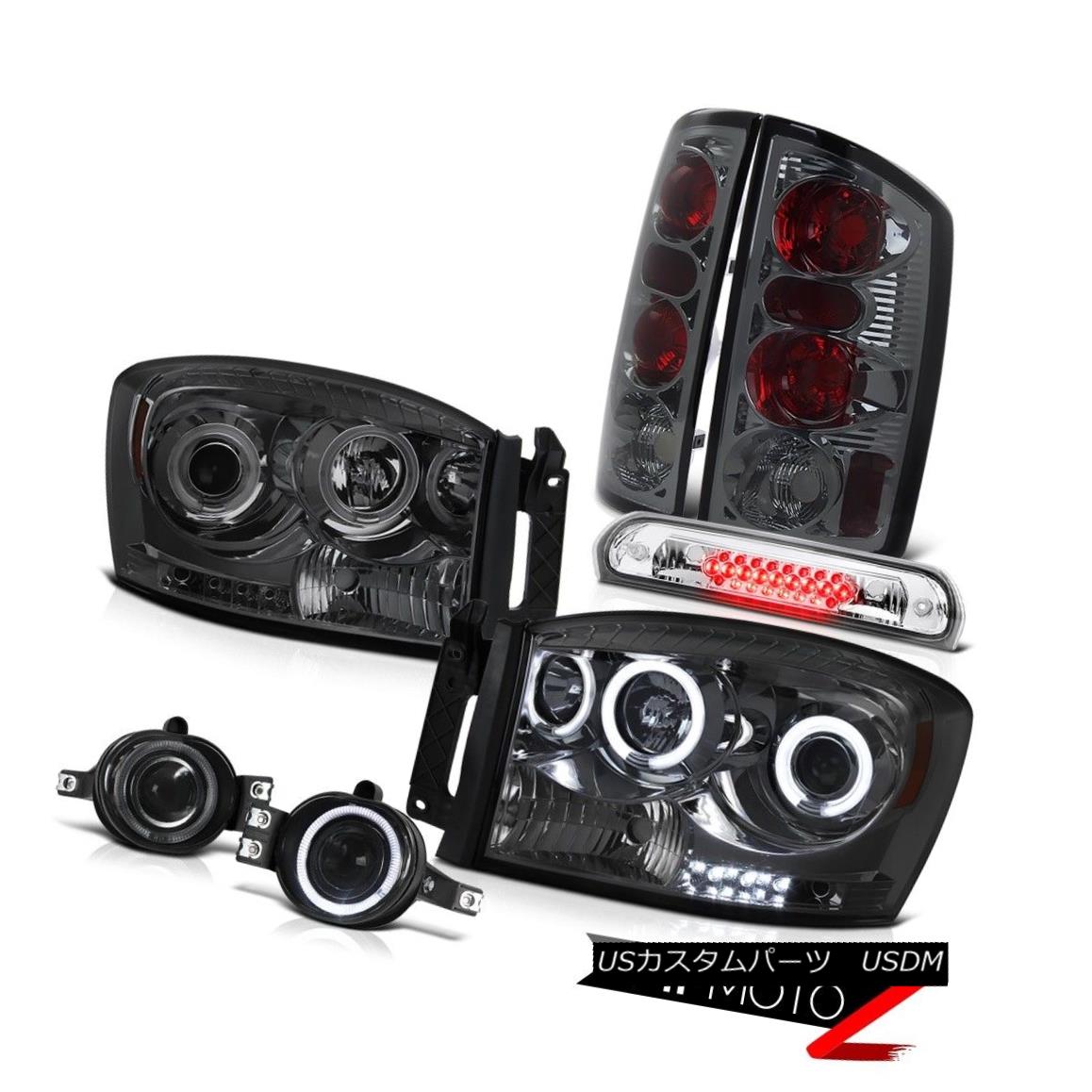 テールライト Smoke CCFL Ring Headlights Tail Lamps Bumper Fog High 3rd LED 2006 Dodge Ram WS 煙CCFLリングヘッドライトテールランプバンパーフォグハイ3番目のLED 2006 Dodge Ram WS 【並行輸入品】