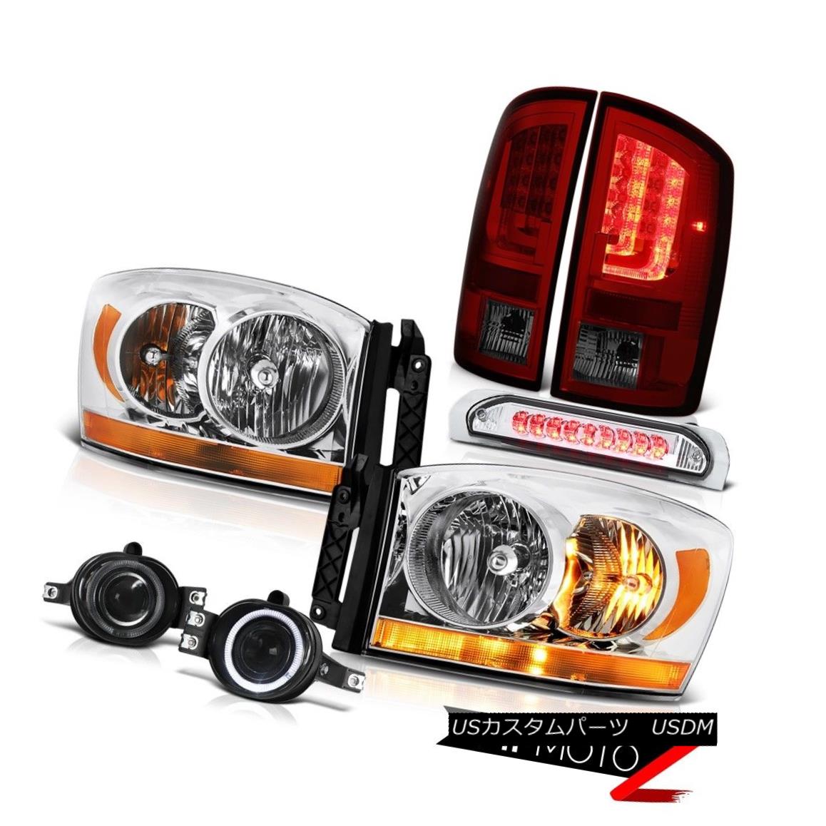 テールライト 2007-2009 Dodge Ram 1500 3.7L Tail Lamps Headlamps Fog Roof Cargo Light Oe STyle 2007-2009 Dodge Ram 1500 3.7Lテールランプヘッドランプ霧屋根カーゴライトOe Style 【並行輸入品】 73,689円