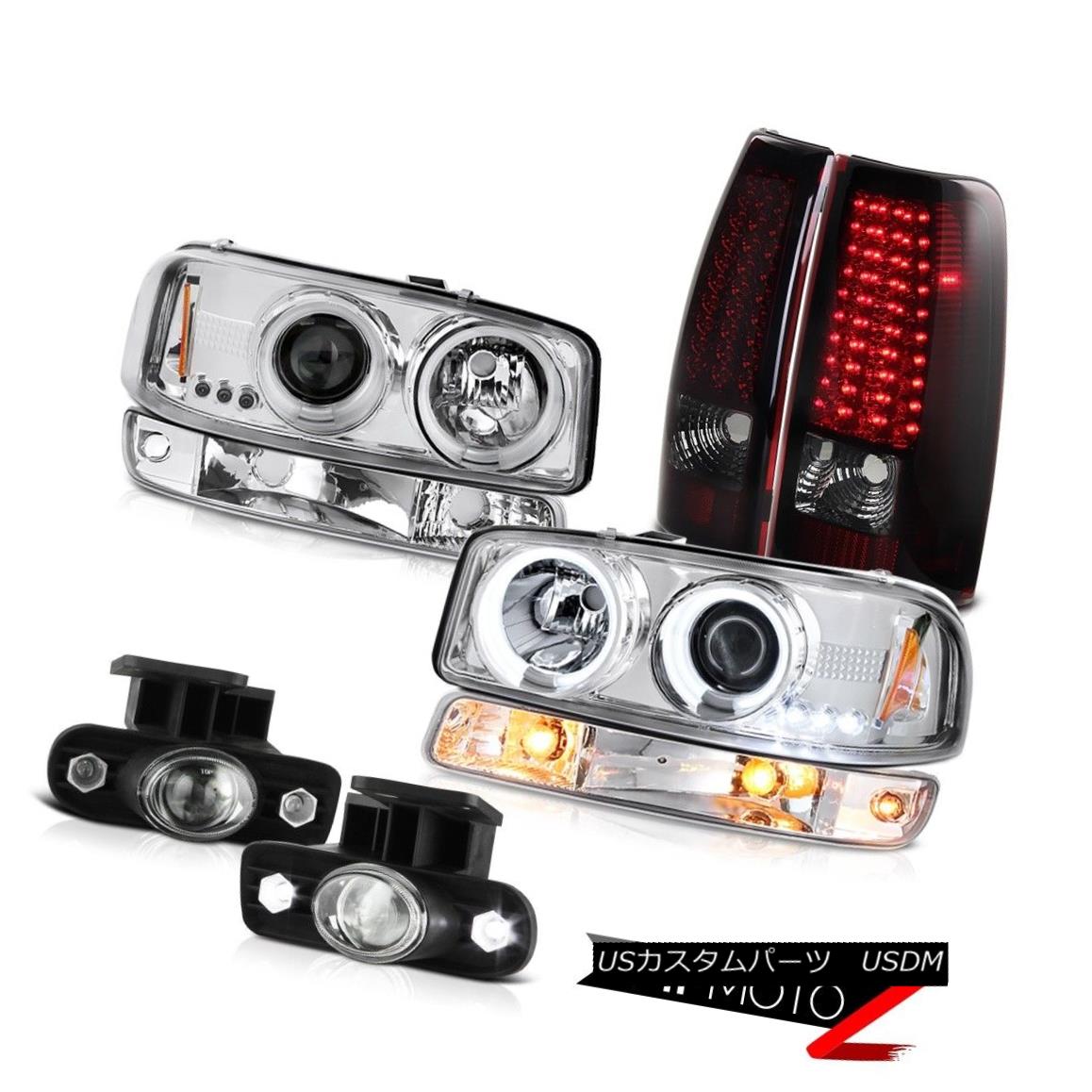 テールライト 99-02 Sierra 6.6L Euro clear foglamps led taillights turn signal ccfl headlamps 99-02シエラ6.6Lユーロクリアフォグランプはテールランプの信号を回すccflヘッドライト 【並行輸入品】 73,689円