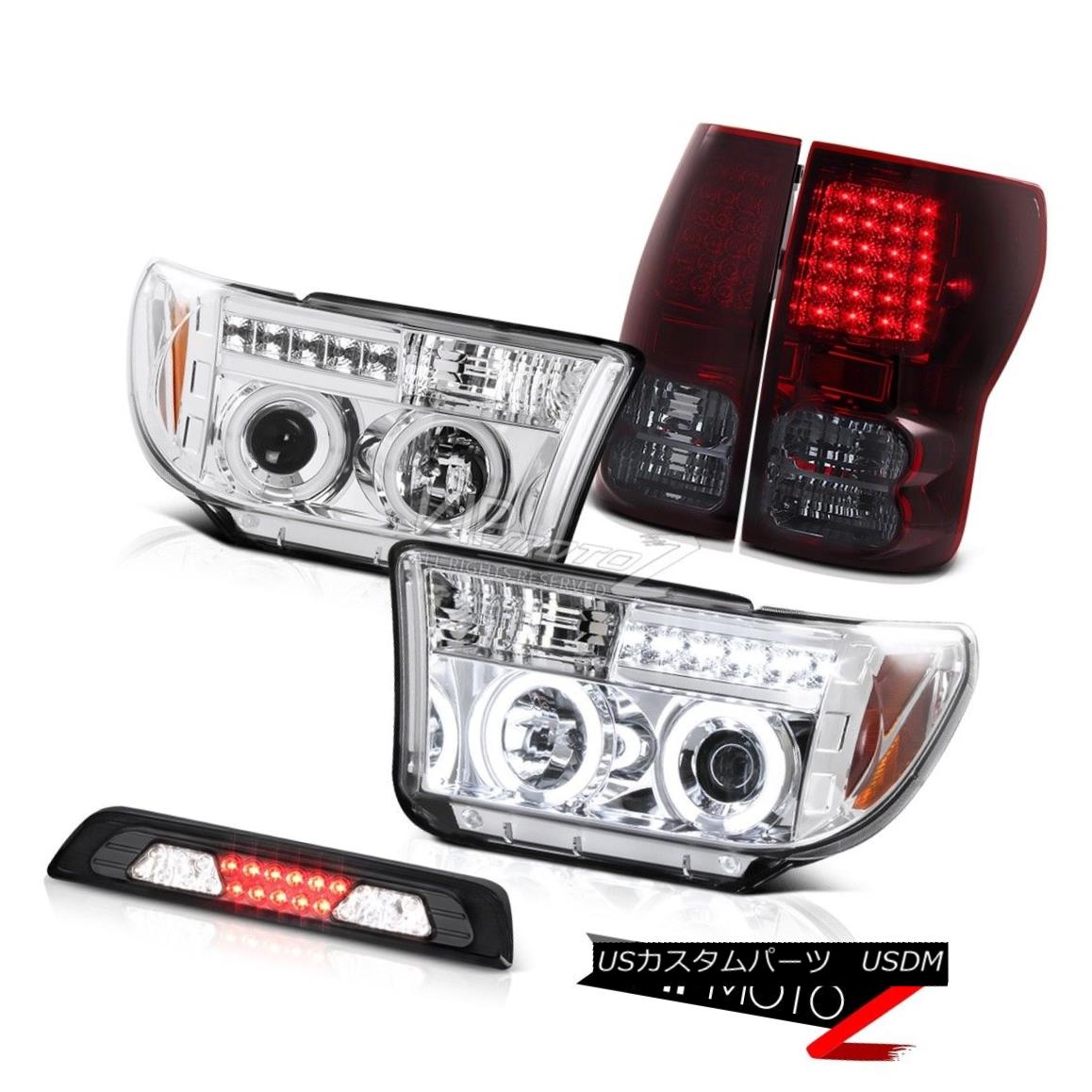 テールライト 07-13 Toyota Tundra SR5 Smokey Roof Cargo Lamp Tail Lamps Projector Headlamps 07-13 Toyota Tundra SR5スモーキールーフカーゴランプテールランププロジェクターヘッドランプ 【並行輸入品】