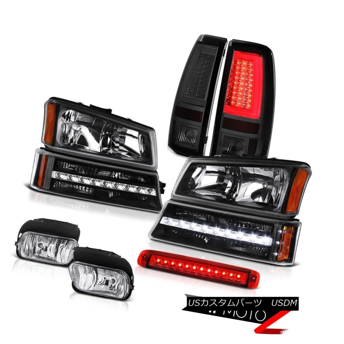 テールライト 2003-2006 Silverado Smokey Taillamps Roof Cab Lamp Fog Lights Headlamps Bumper 2003-2006 Silverado Smokey Taillampsルーフキャブ用ランプフォグライトヘッドランプバンパー 【並行輸入品】