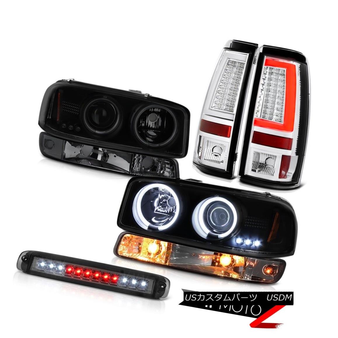 テールライト 99-06 Sierra 2500 Taillamps Roof Cab Lamp Turn Signal CCFL Headlamps \