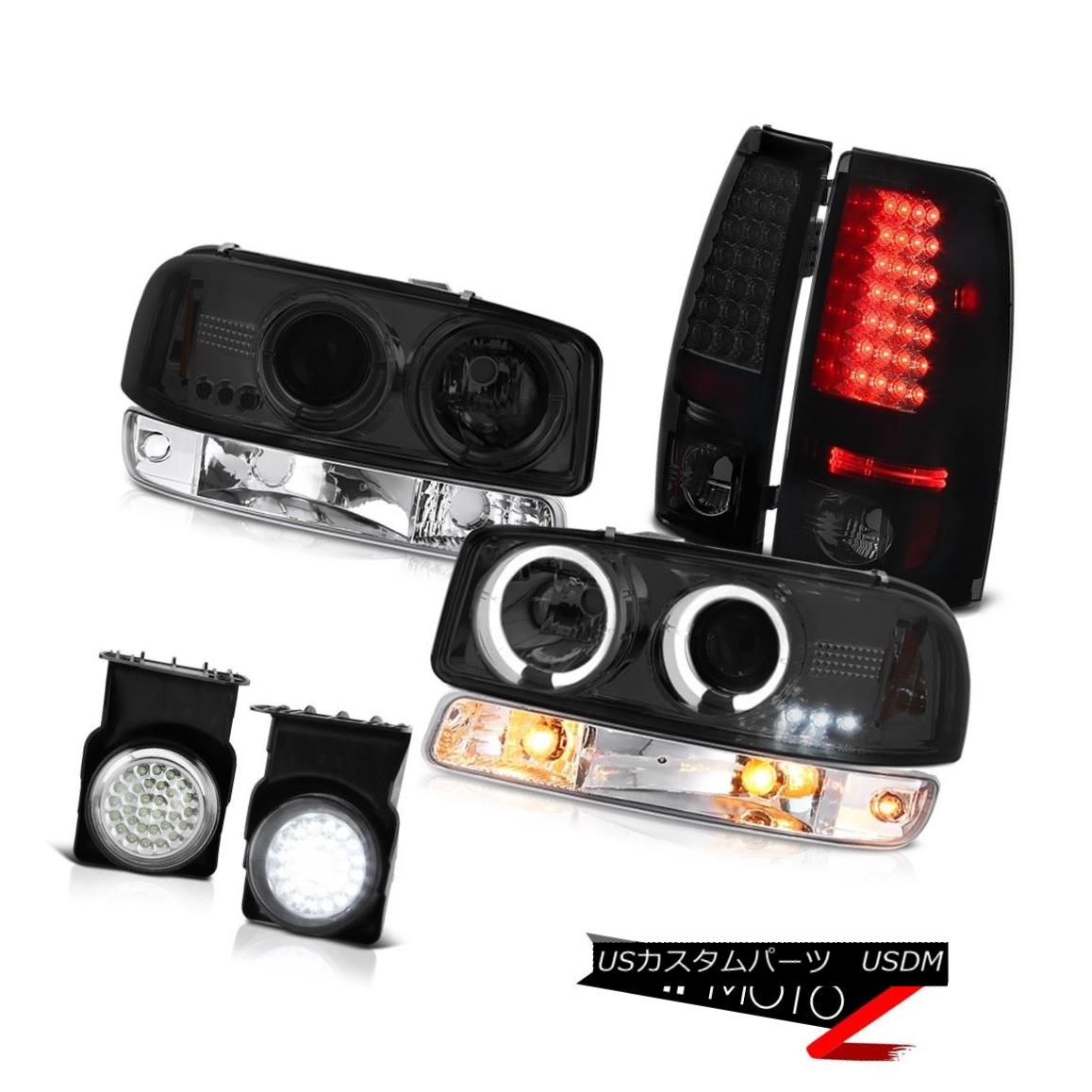 テールライト 2003-2006 Sierra 1500 Fog lights smoke tinted tail parking lamp dark Headlamps 2003-2006シエラ1500霧ライト淡色テールパーキングランプダークヘッドランプ 【並行輸入品】