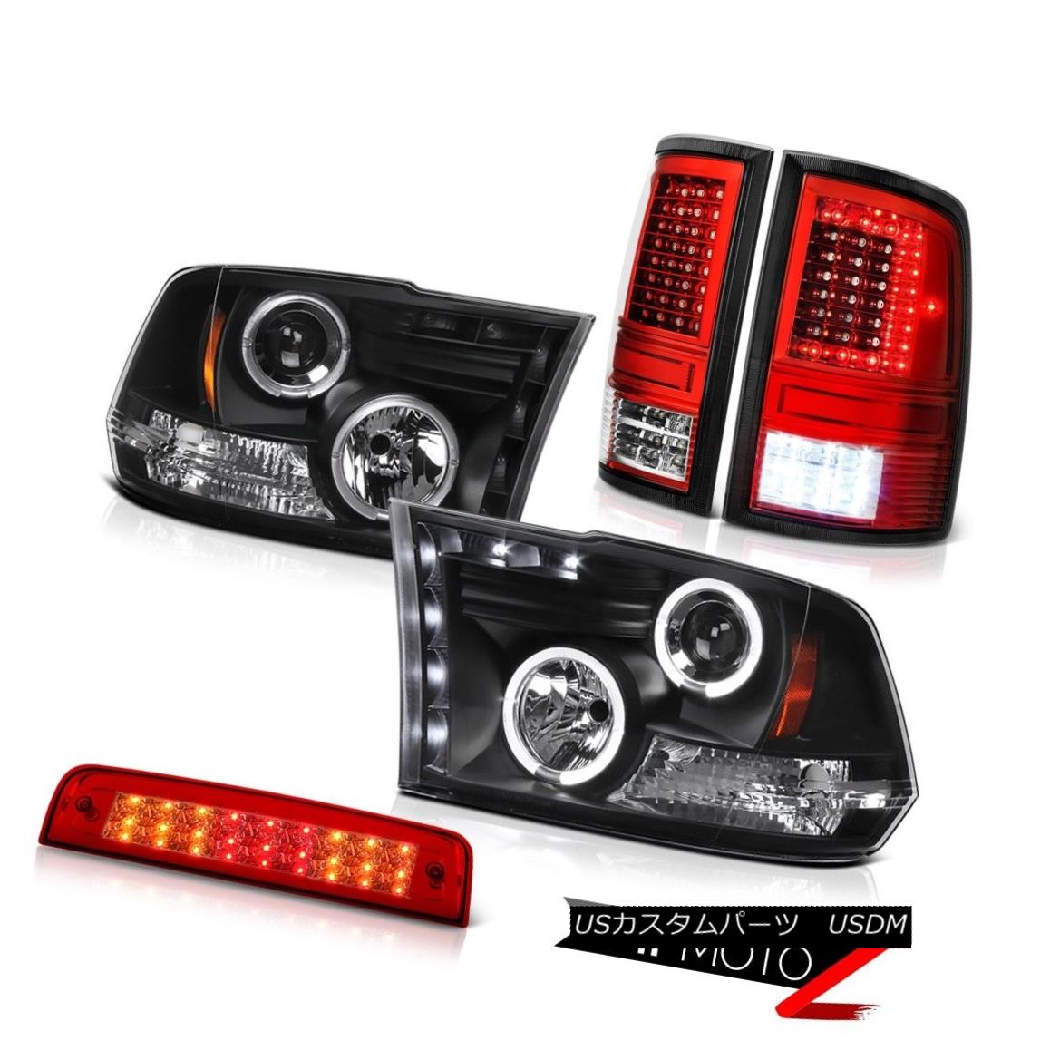 テールライト 09 10 11-18 Dodge RAM 3500 Red Tail Lamp 3rd Brake Light Projector Head Assembly 09 10 11-18ダッジRAM 3500レッドテールランプ第3ブレーキライトプロジェクターヘッドアセンブリ 【並行輸入品】