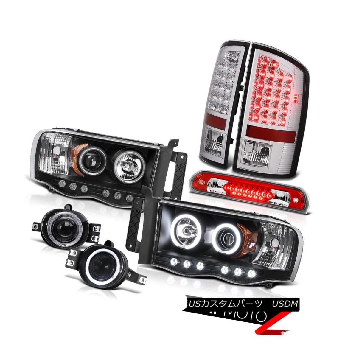 テールライト 02 03 04 05 Ram SLT CCFL Projector Headlights LED Tail Lights Halo Fog RED Brake 02 03 04 05 Ram SLT CCFLプロジェクターヘッドライトLEDテールライトHalo Fog RED Brake 【並行輸入品】