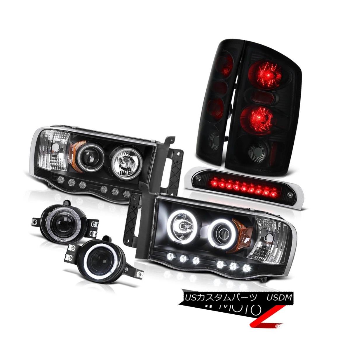 テールライト 2002-2005 Ram V8 Angel Eye CCFL Headlamps Rear Light Projector Fog 3rd Cargo LED 2002-2005 Ram V8 Angel Eye CCFLヘッドランプリアライトプロジェクターフォグ第3貨物LED 【並行輸入品】