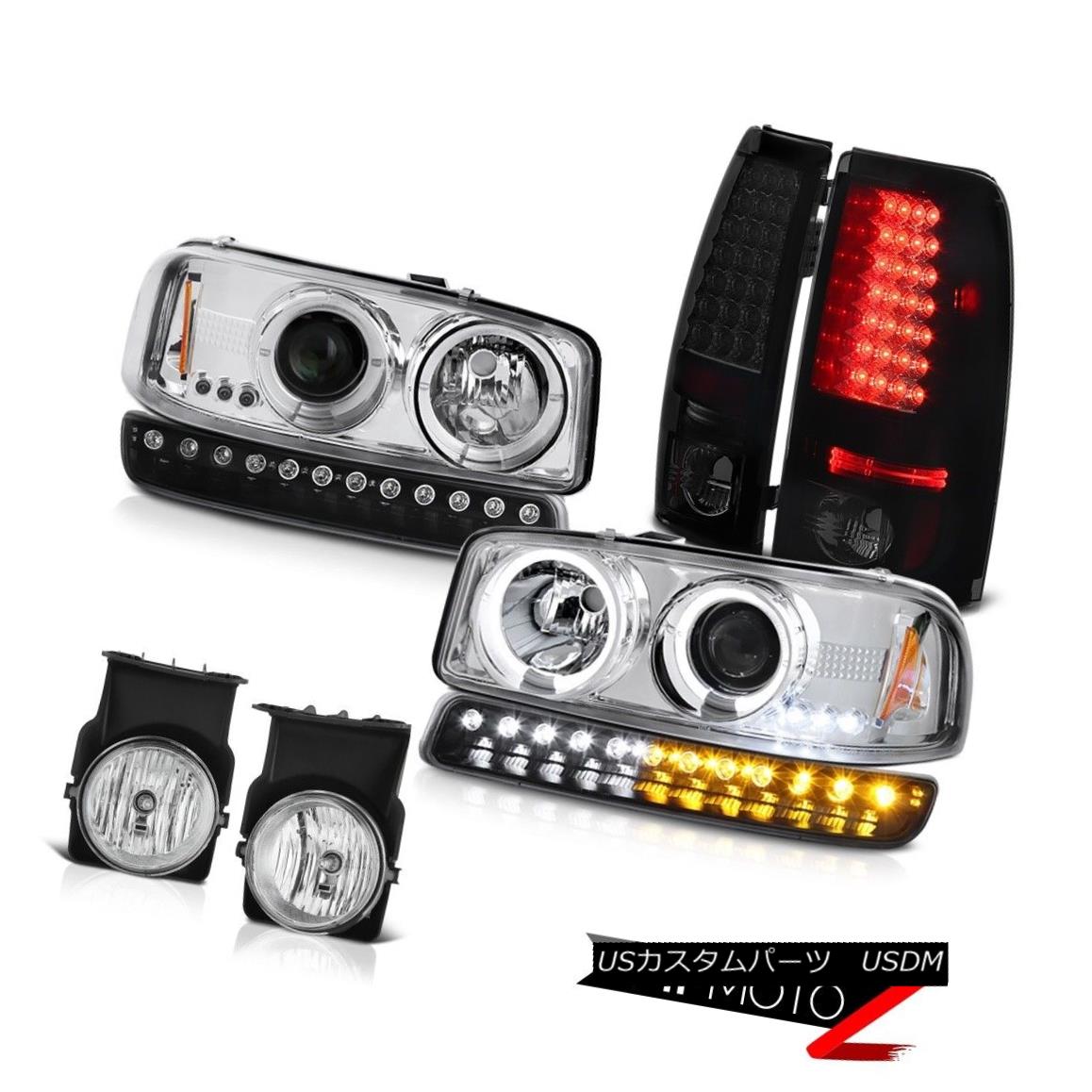 テールライト 2003-2006 Sierra 2500HD Euro clear fog lights led tail bumper light Headlights 2003-2006シエラ2500HDユーロクリアフォグライトテールバンパーライトヘッドライト 【並行輸入品】