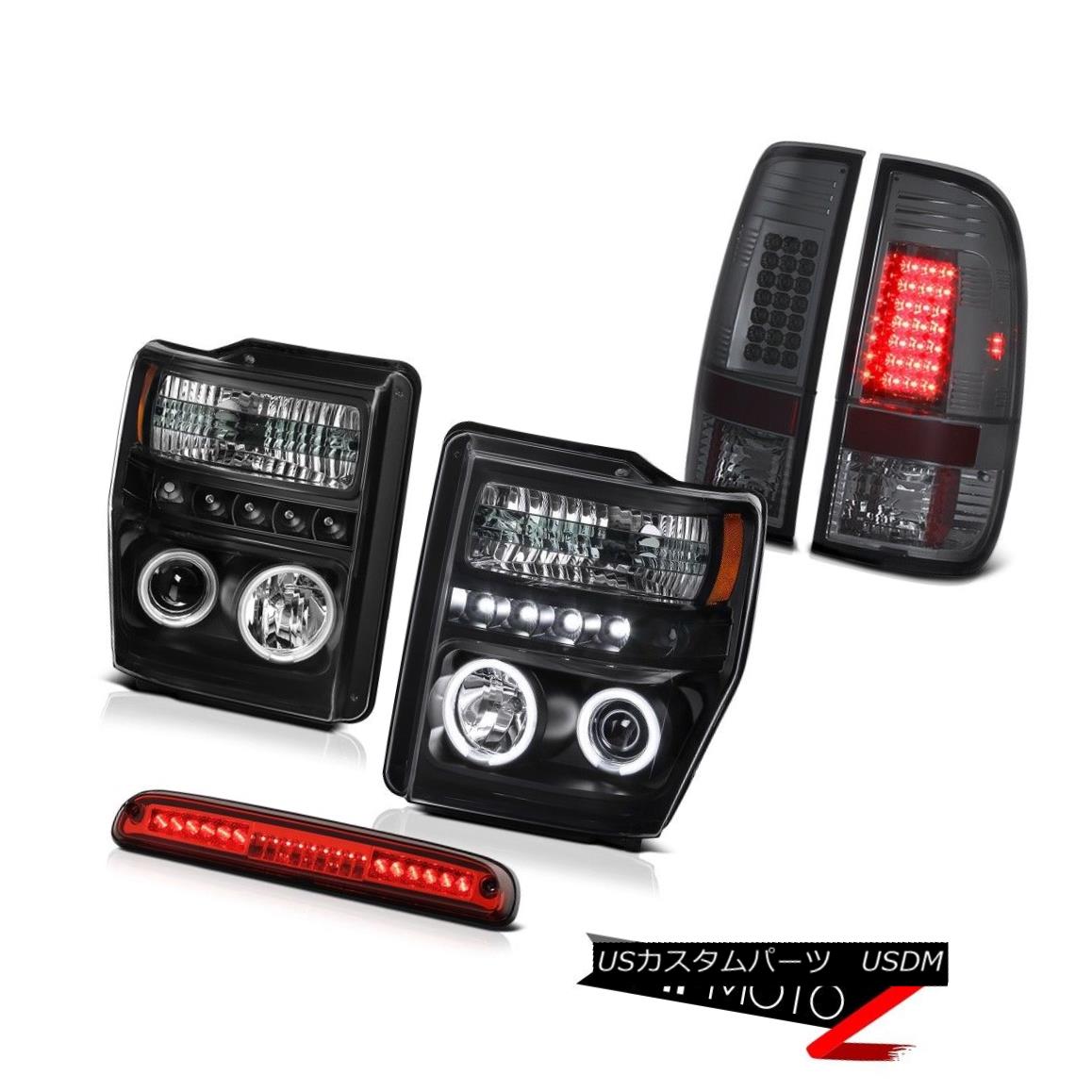 テールライト Fluorescence Halo Headlights L.E.D Tail Lamps High Brake Cargo LED 08 09 10 F250 蛍光ハローヘッドライトL.E.DテールランプハイブレーキカーゴLED 08 09 10 F250 【並行輸入品】