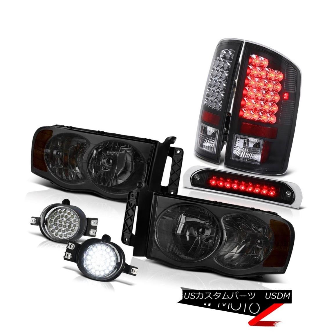テールライト 02 03 04 05 Ram WS Headlights L+R L.E.D Rear Tail Lights DRL System Third LED 02 03 04 05 Ram WSヘッドライトL + R L.E.DリアテールライトDRLシステム第3 LED 【並行輸入品】