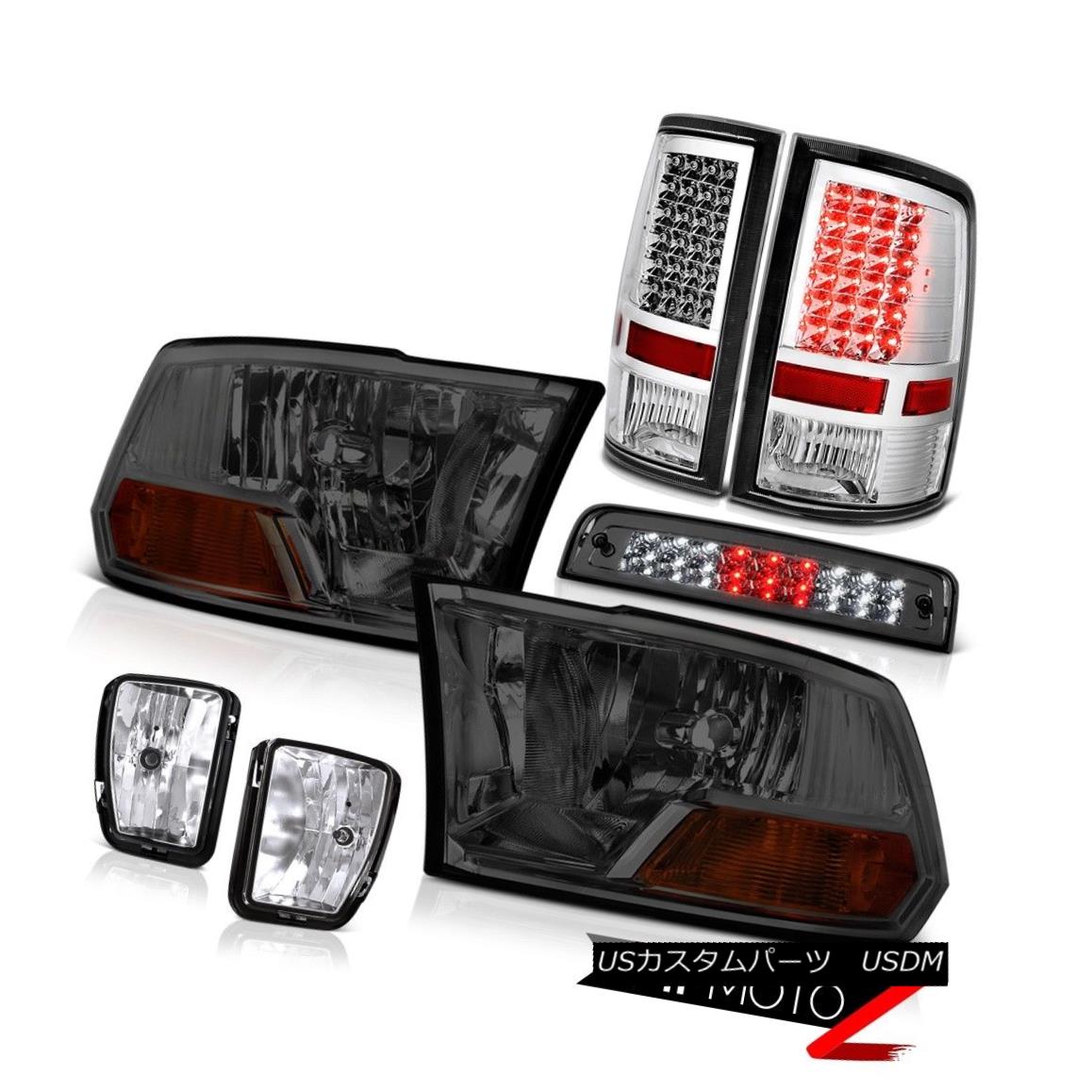 テールライト 2013 2014-2018 Dodge Ram 1500 3.0L 3rd Brake Light Fog Lamps Rear Headlamps SMD 2013 2014-2018 Dodge Ram 1500 3.0L第3ブレーキライトフォグランプリアヘッドランプSMD 【並行輸入品】